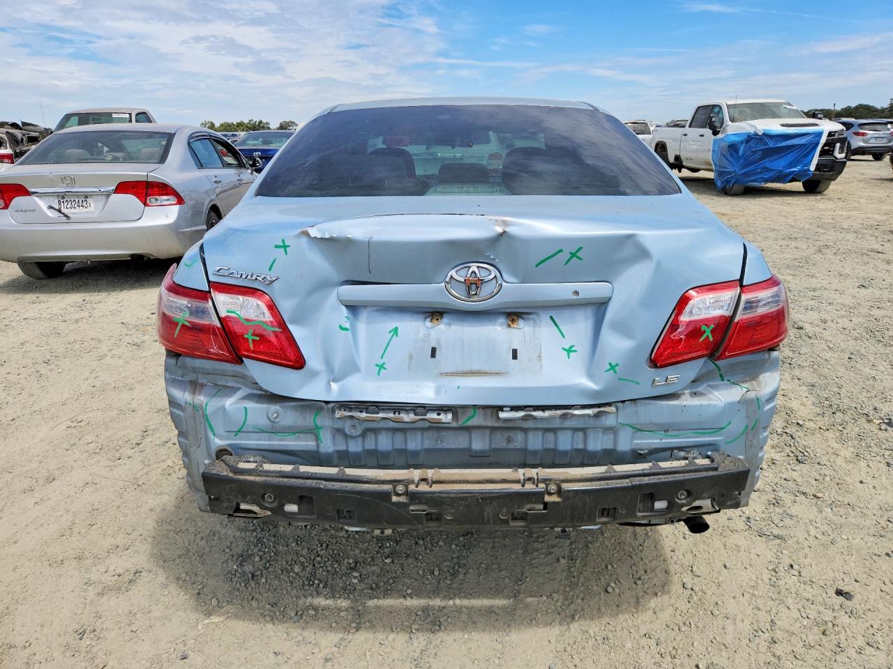 2009 Toyota Camry Le Blue vin: 4T1BE46KX9U889451