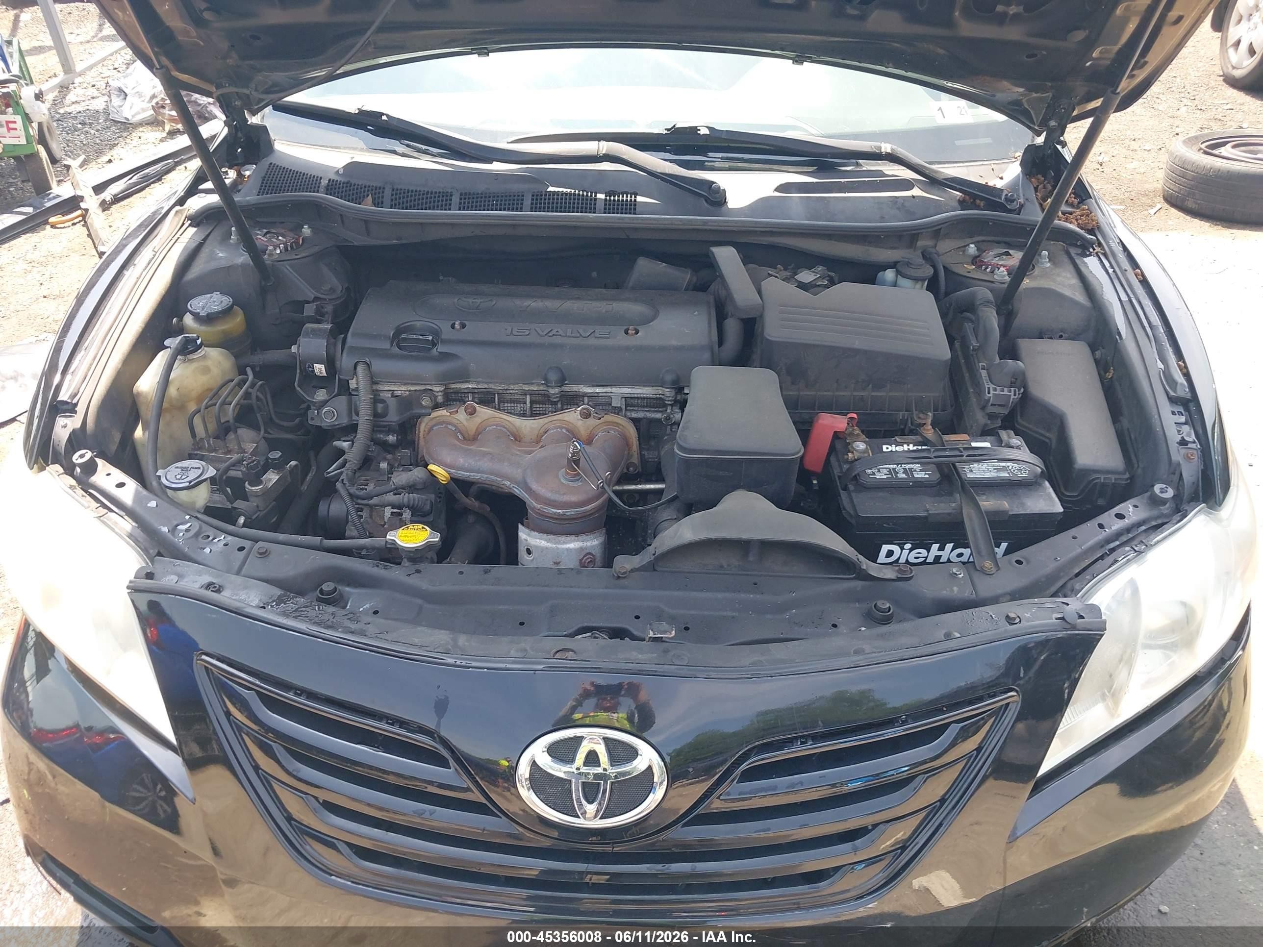 2009 Toyota Camry Le Black vin: 4T1BE46KX9U902053