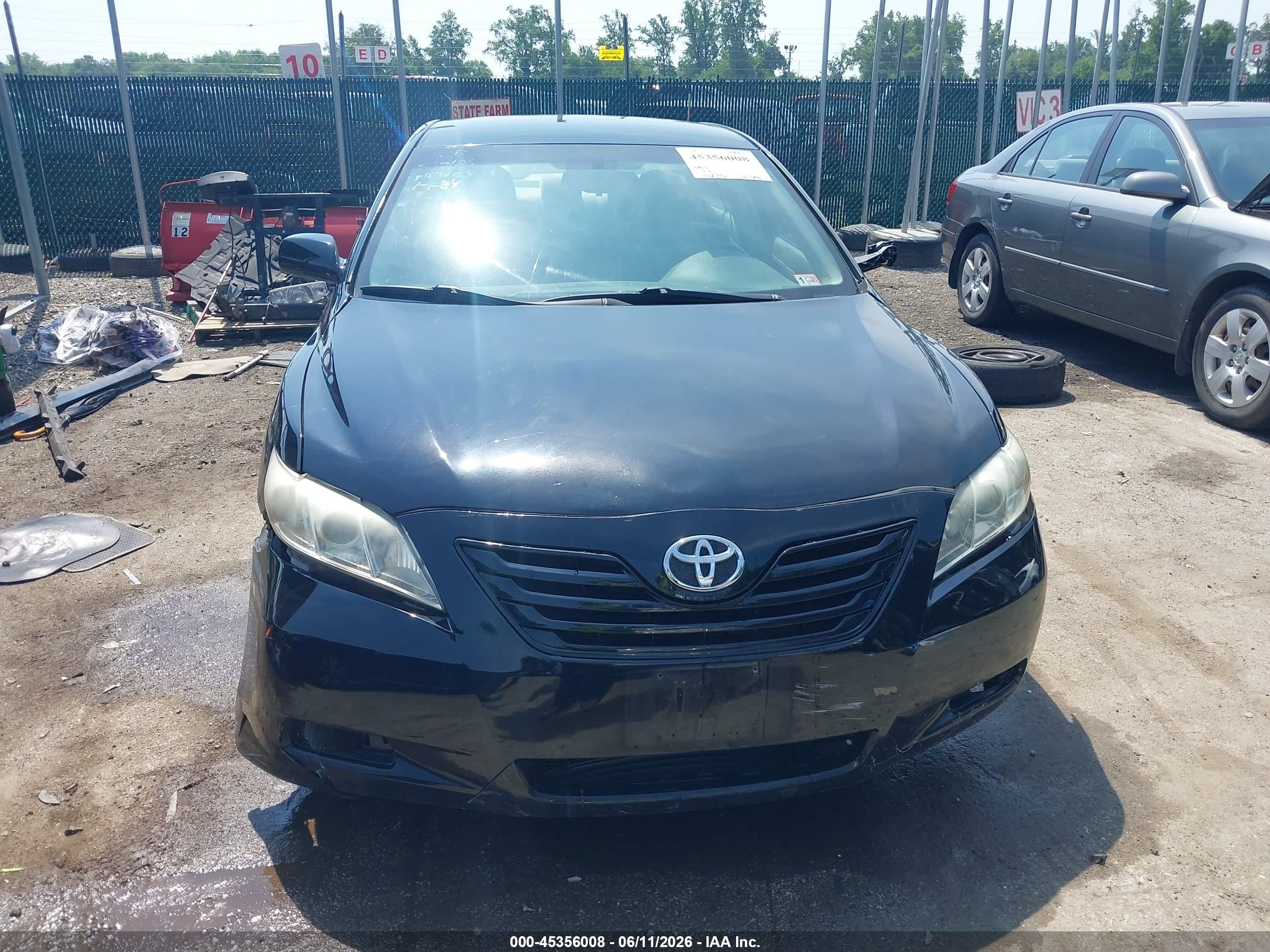 2009 Toyota Camry Le Black vin: 4T1BE46KX9U902053