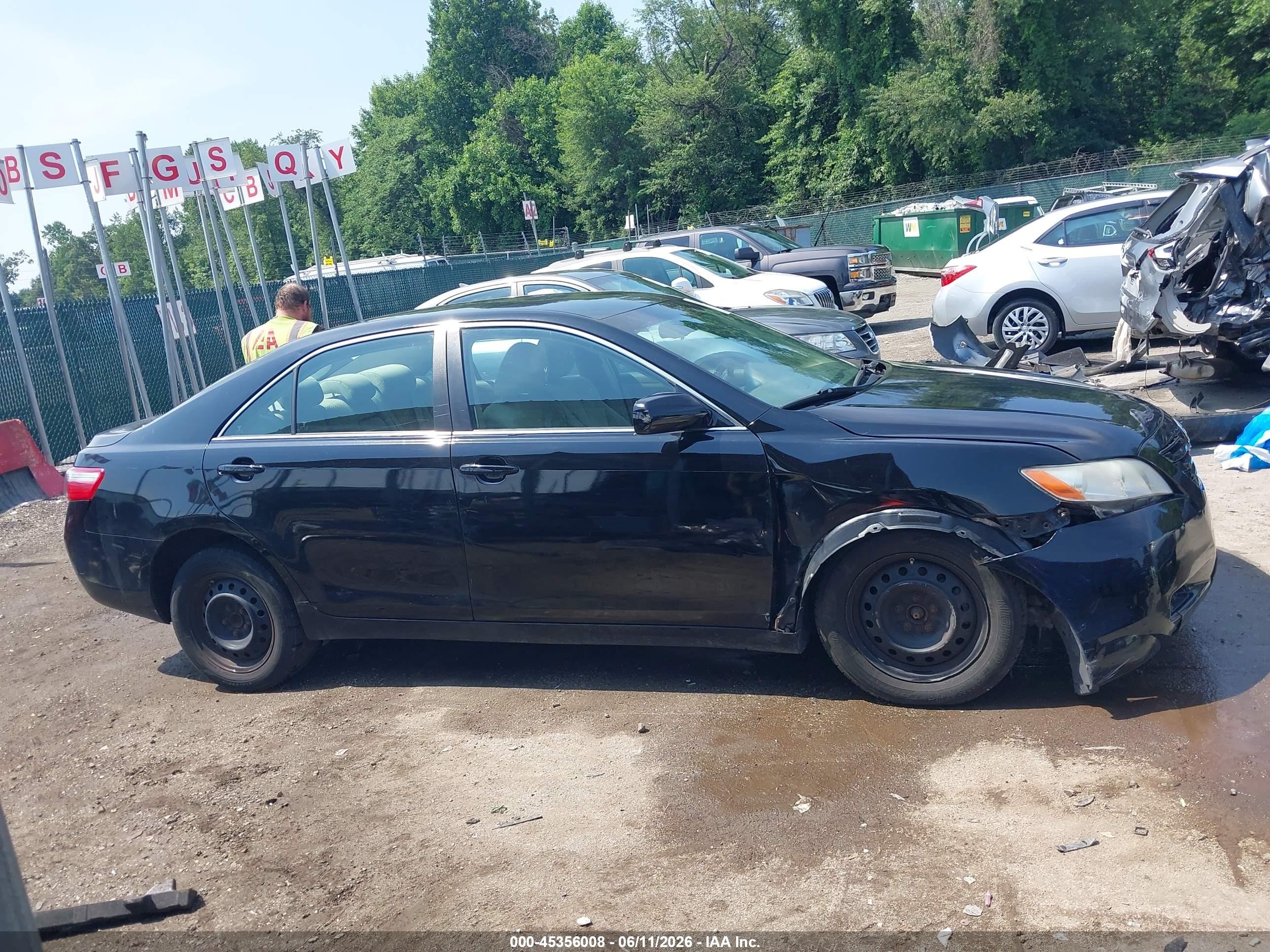 2009 Toyota Camry Le Black vin: 4T1BE46KX9U902053