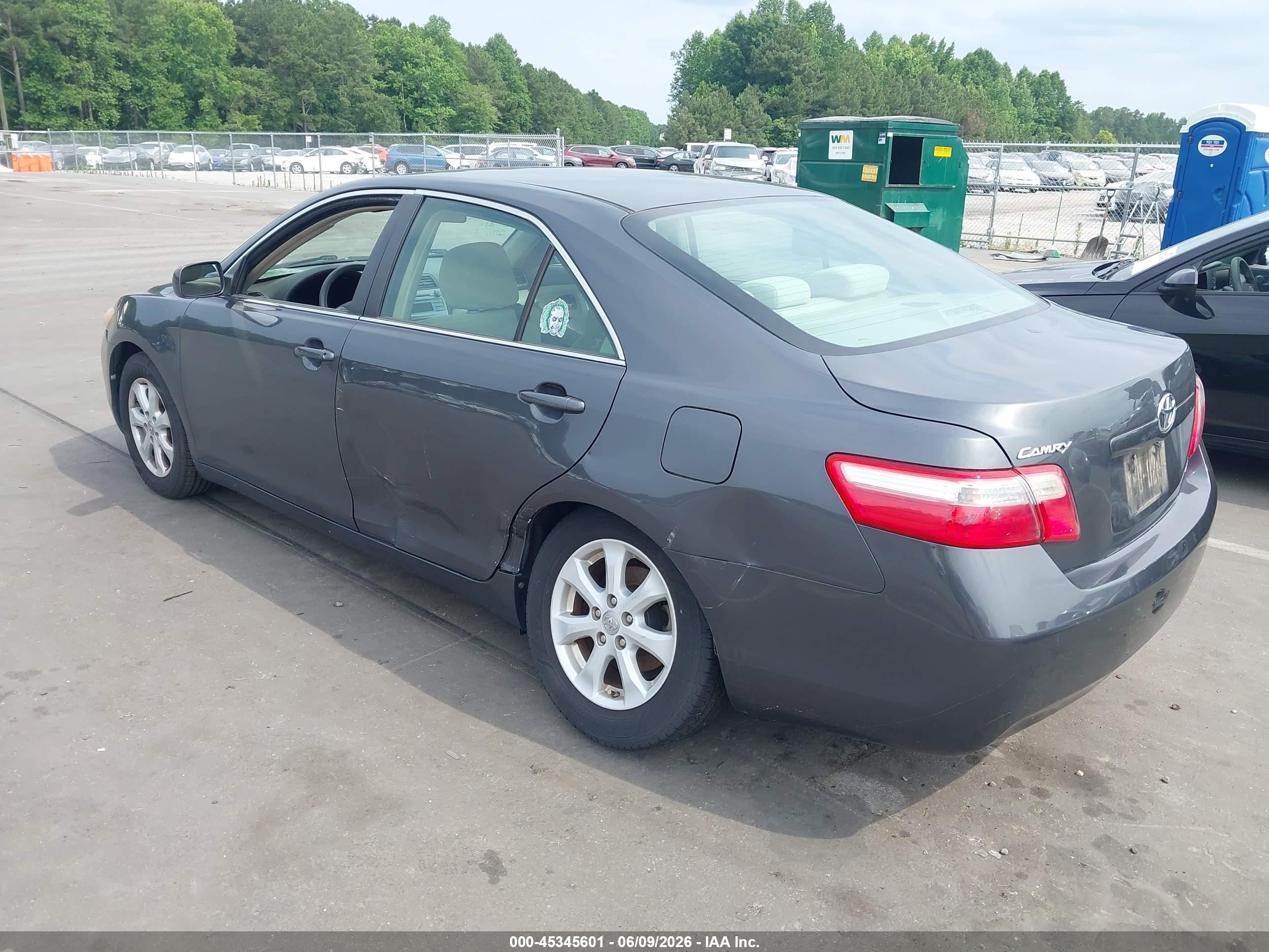 2009 Toyota Camry Le Серый vin: 4T1BE46KX9U917541