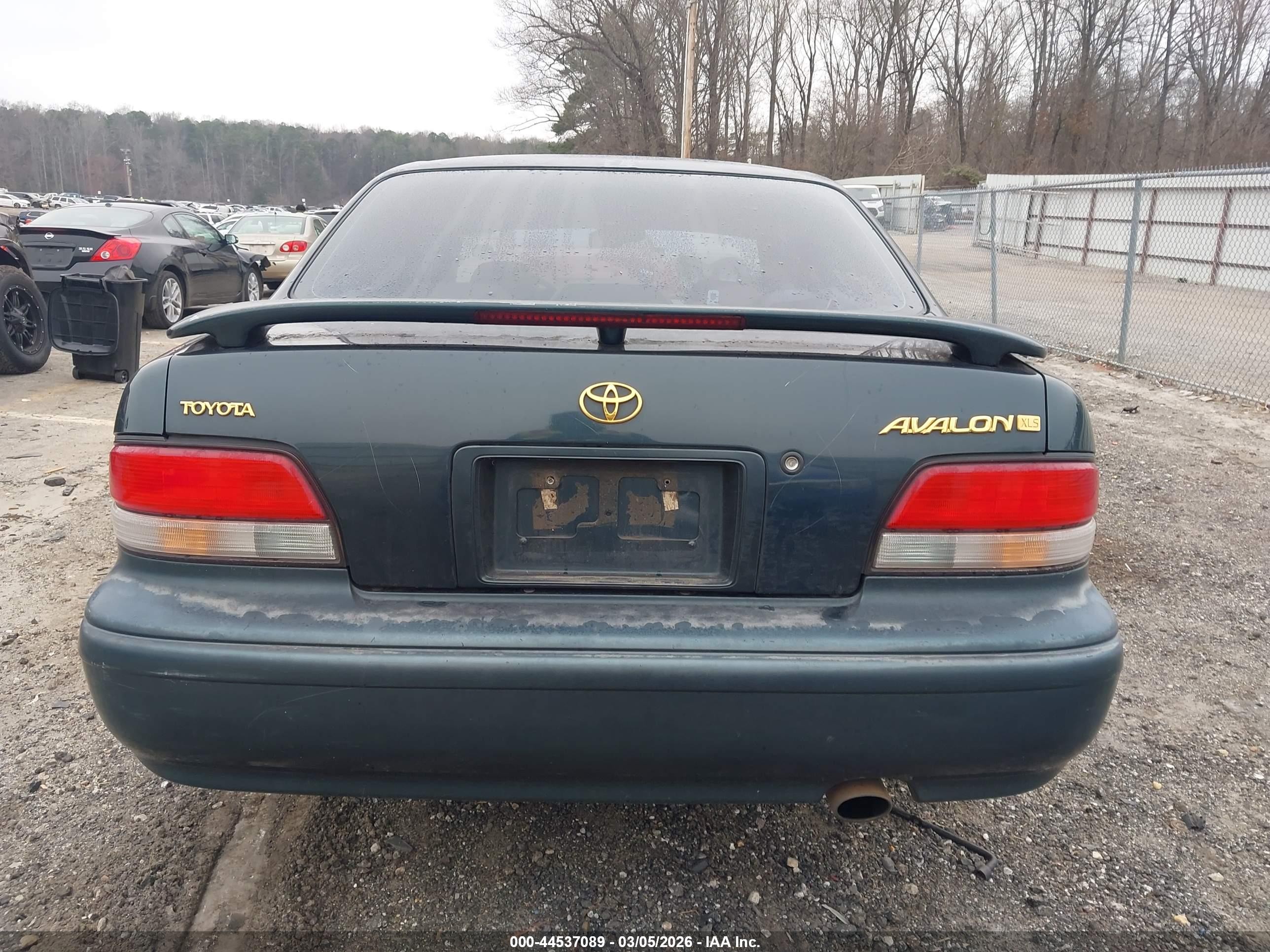1996 Toyota Avalon Xl/xls Зеленый vin: 4T1BF12B0TU107487