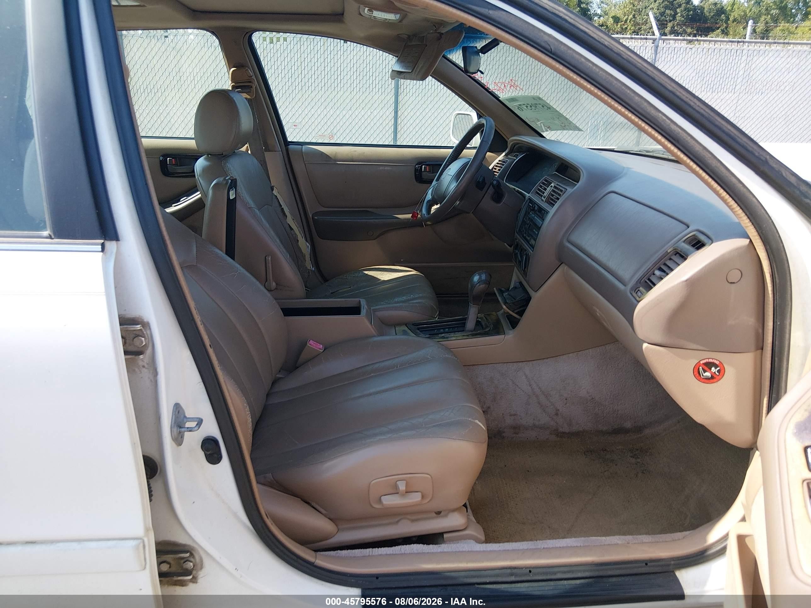 1997 Toyota Avalon Xl White vin: 4T1BF12B0VU165358