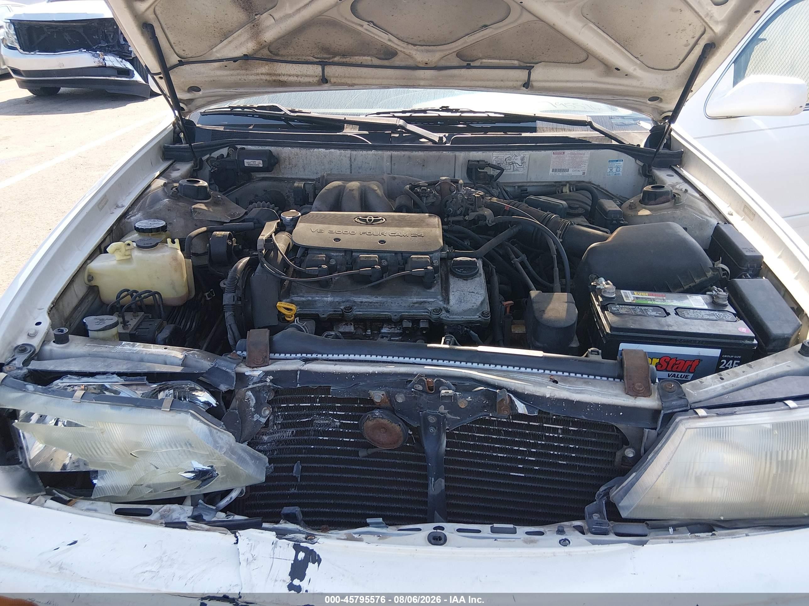 1997 Toyota Avalon Xl White vin: 4T1BF12B0VU165358