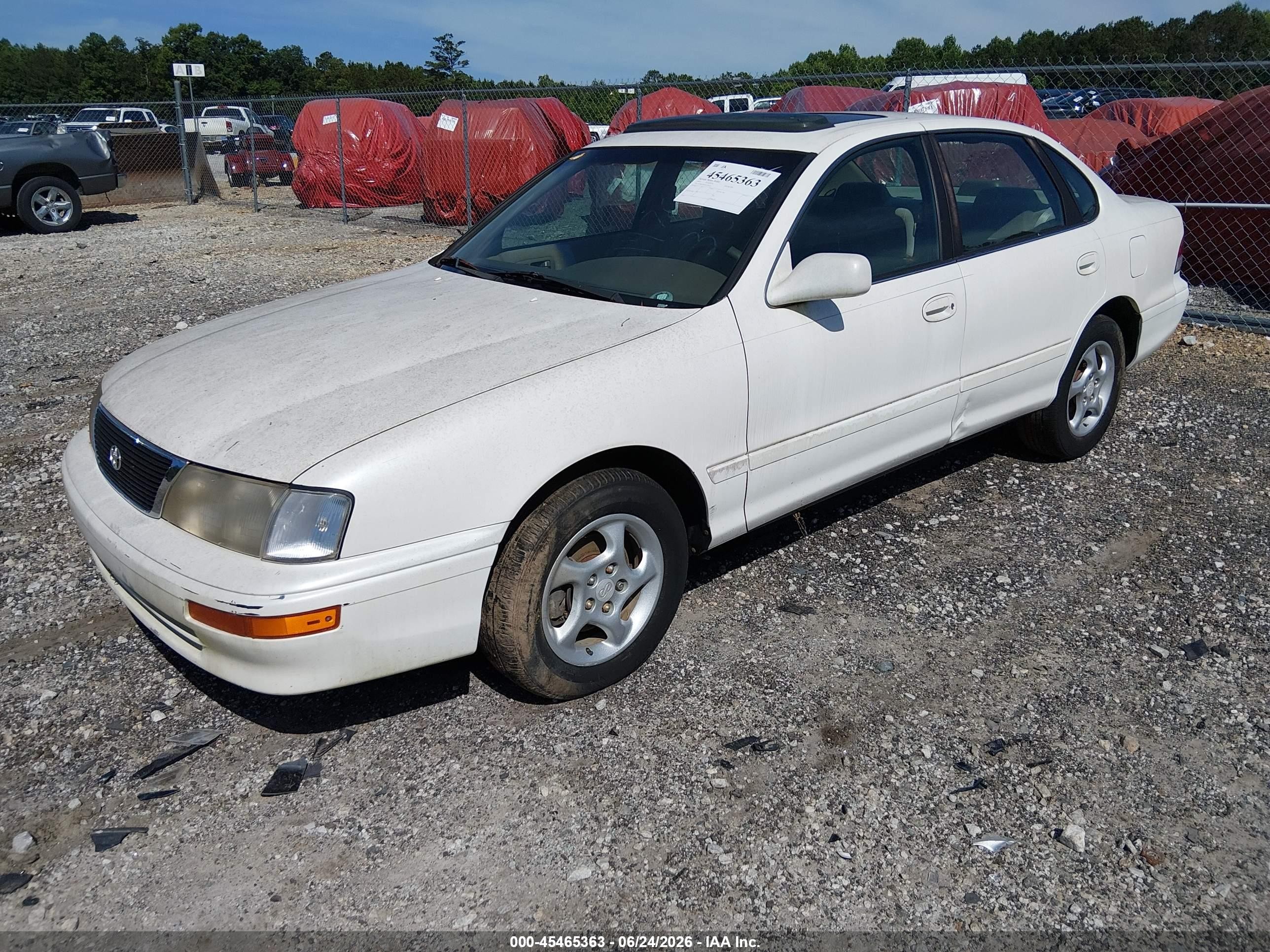 1997 Toyota Avalon Xl White vin: 4T1BF12B0VU181527