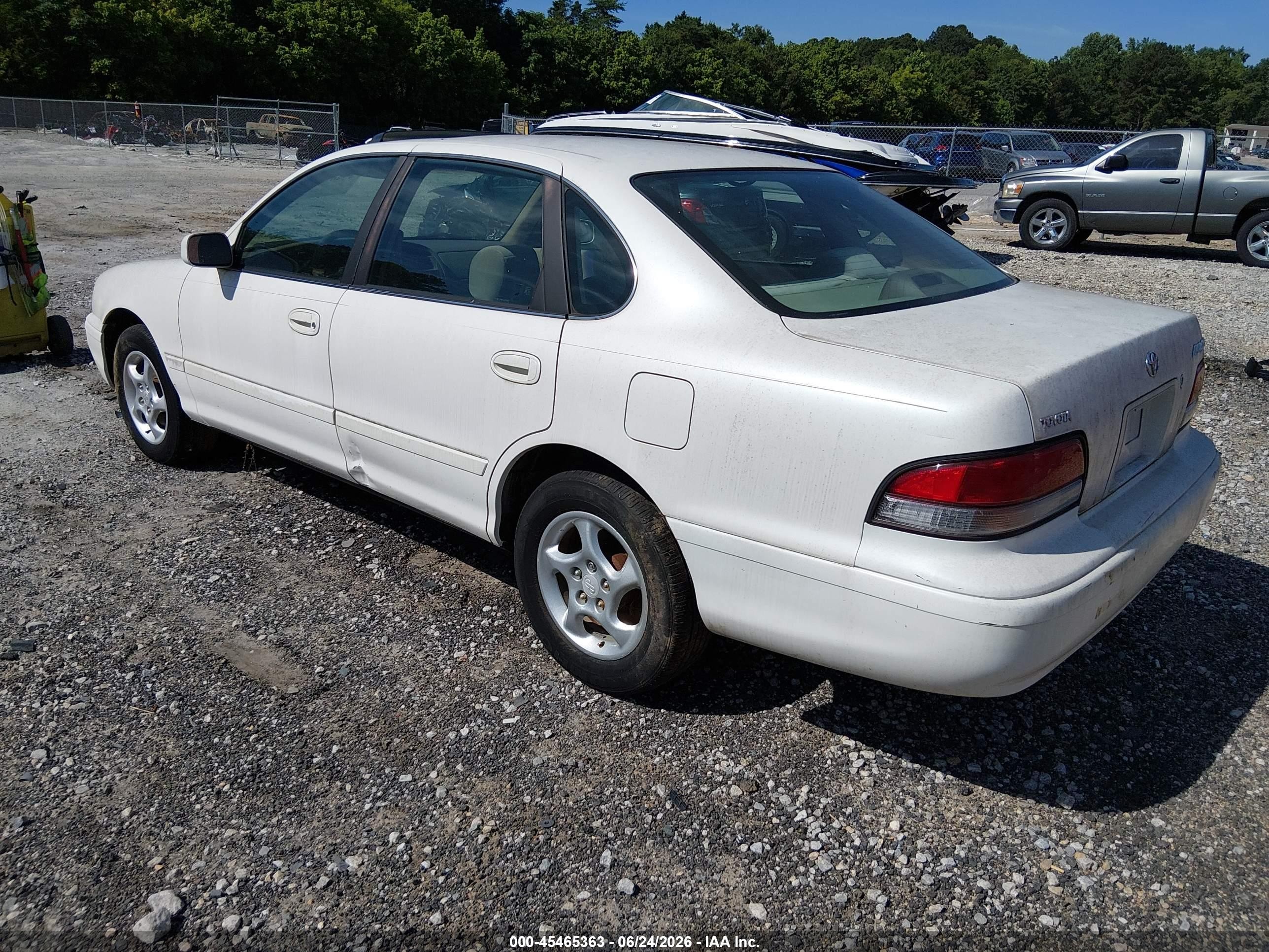 1997 Toyota Avalon Xl White vin: 4T1BF12B0VU181527