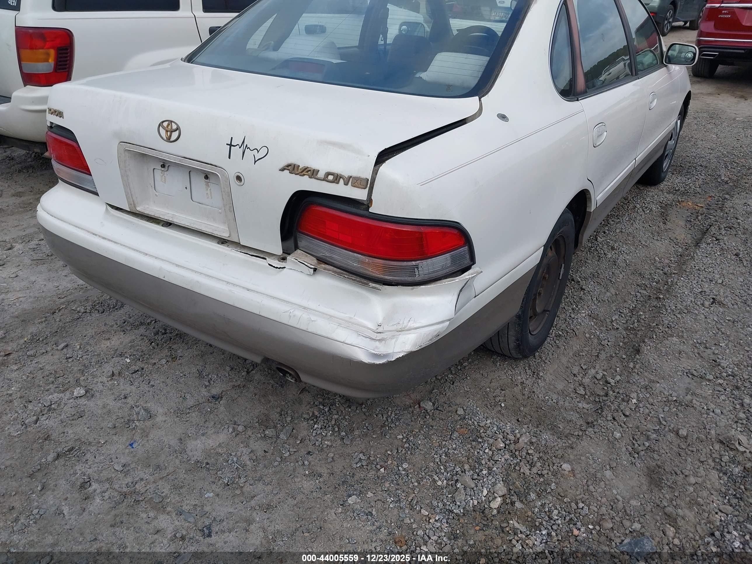 1996 Toyota Avalon Xl/xls White vin: 4T1BF12B1TU089050