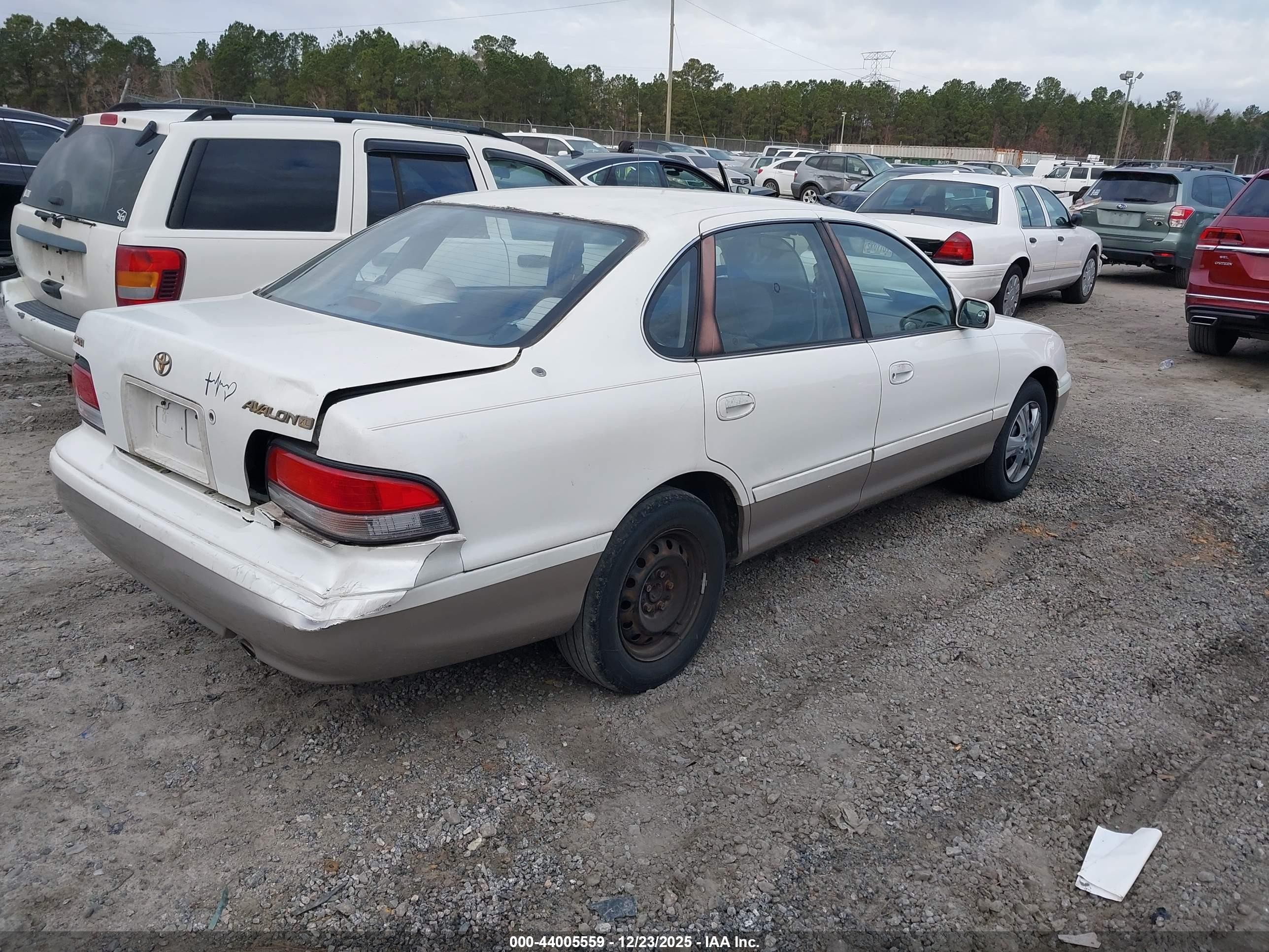 1996 Toyota Avalon Xl/xls White vin: 4T1BF12B1TU089050