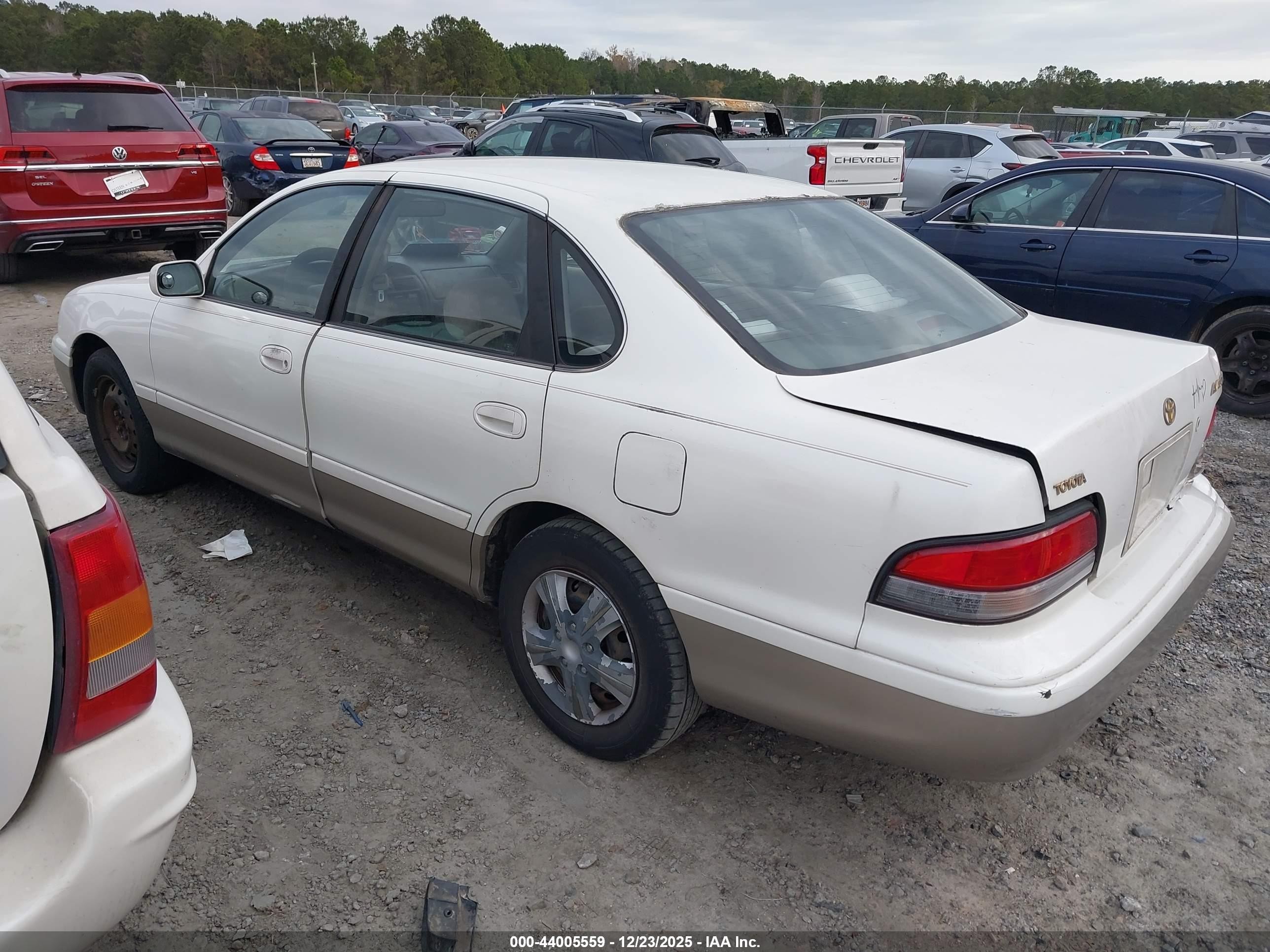 1996 Toyota Avalon Xl/xls White vin: 4T1BF12B1TU089050