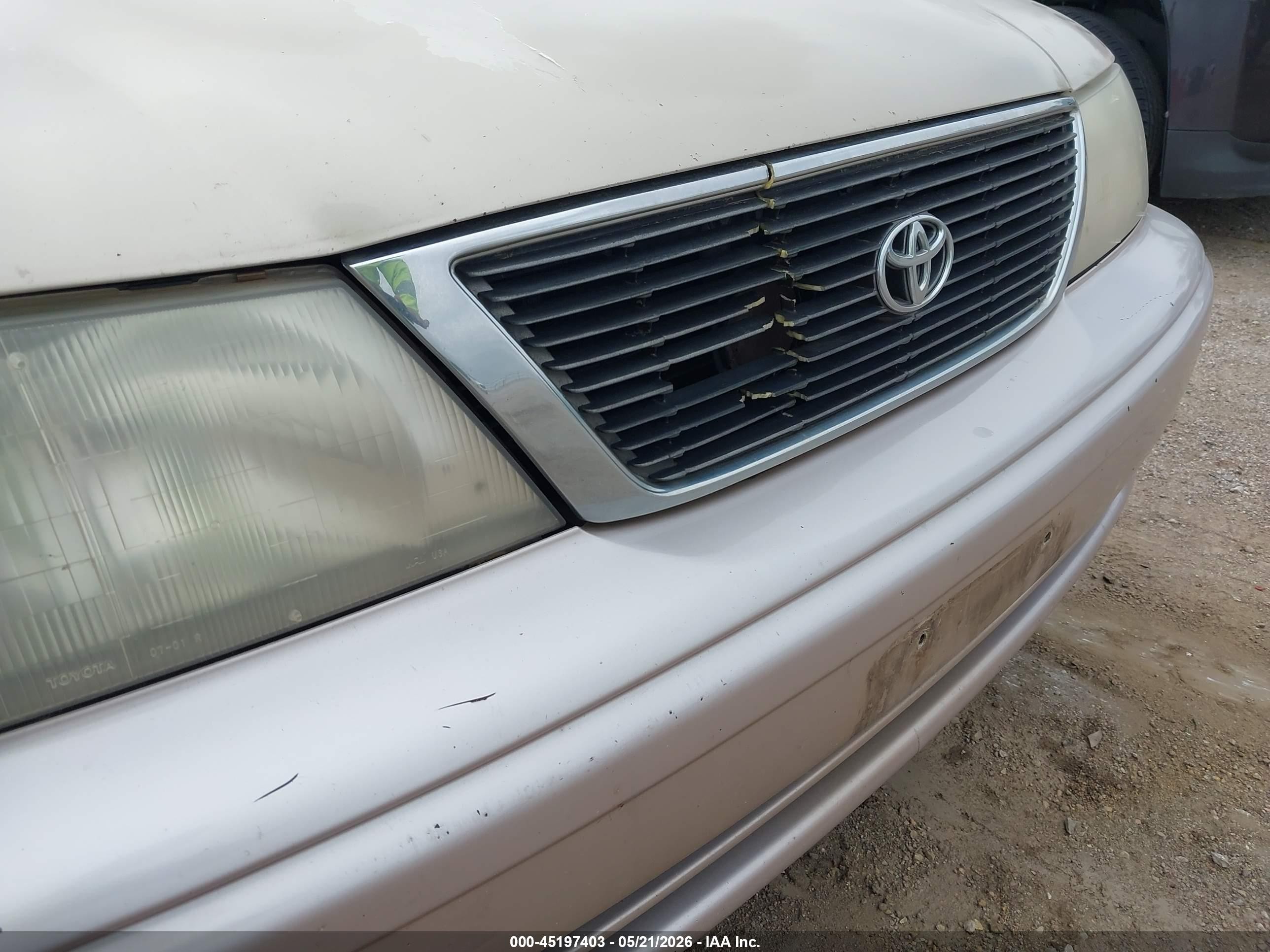 1996 Toyota Avalon Xl/xls Золотой vin: 4T1BF12B1TU090523