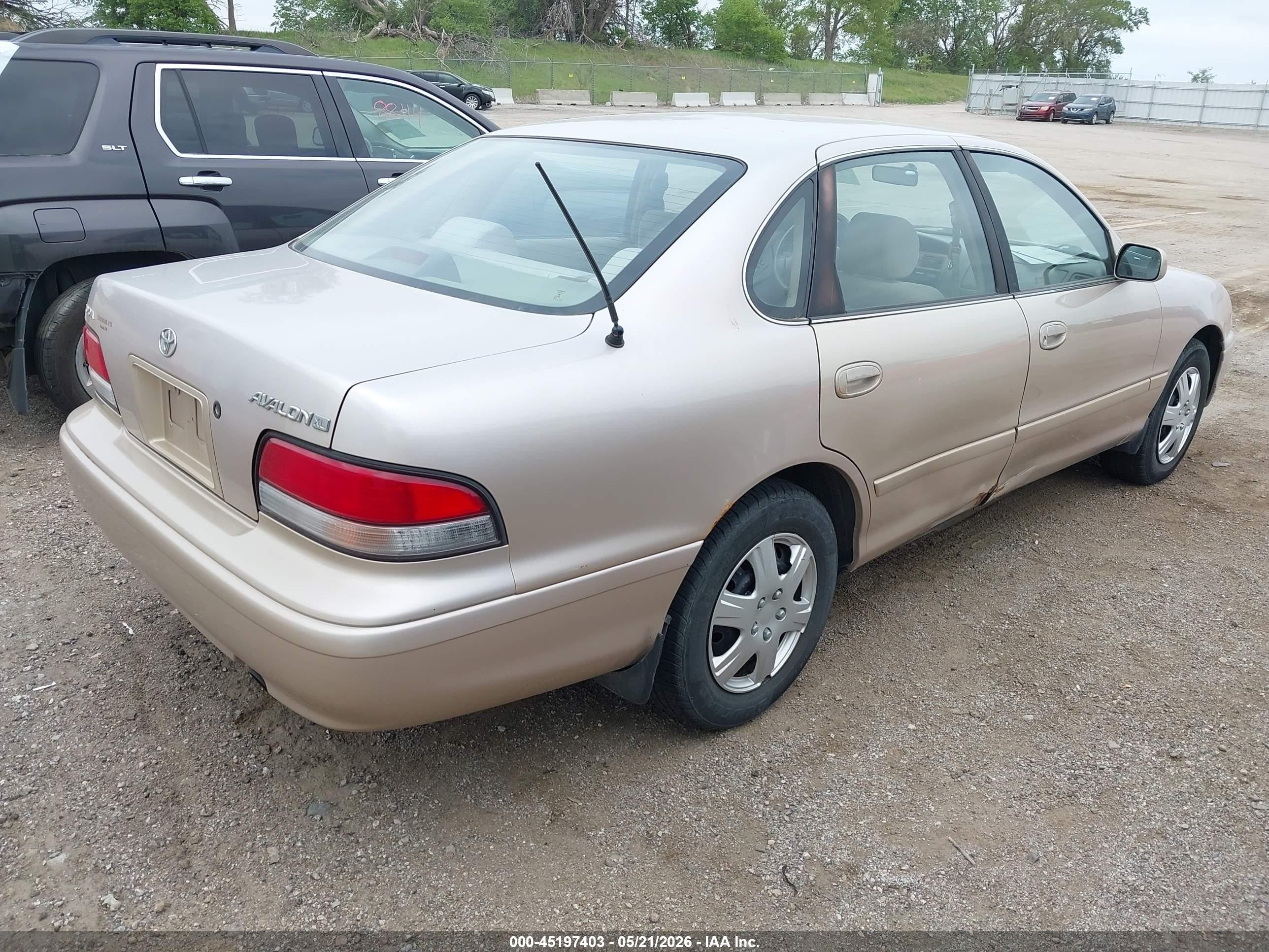 1996 Toyota Avalon Xl/xls Золотой vin: 4T1BF12B1TU090523