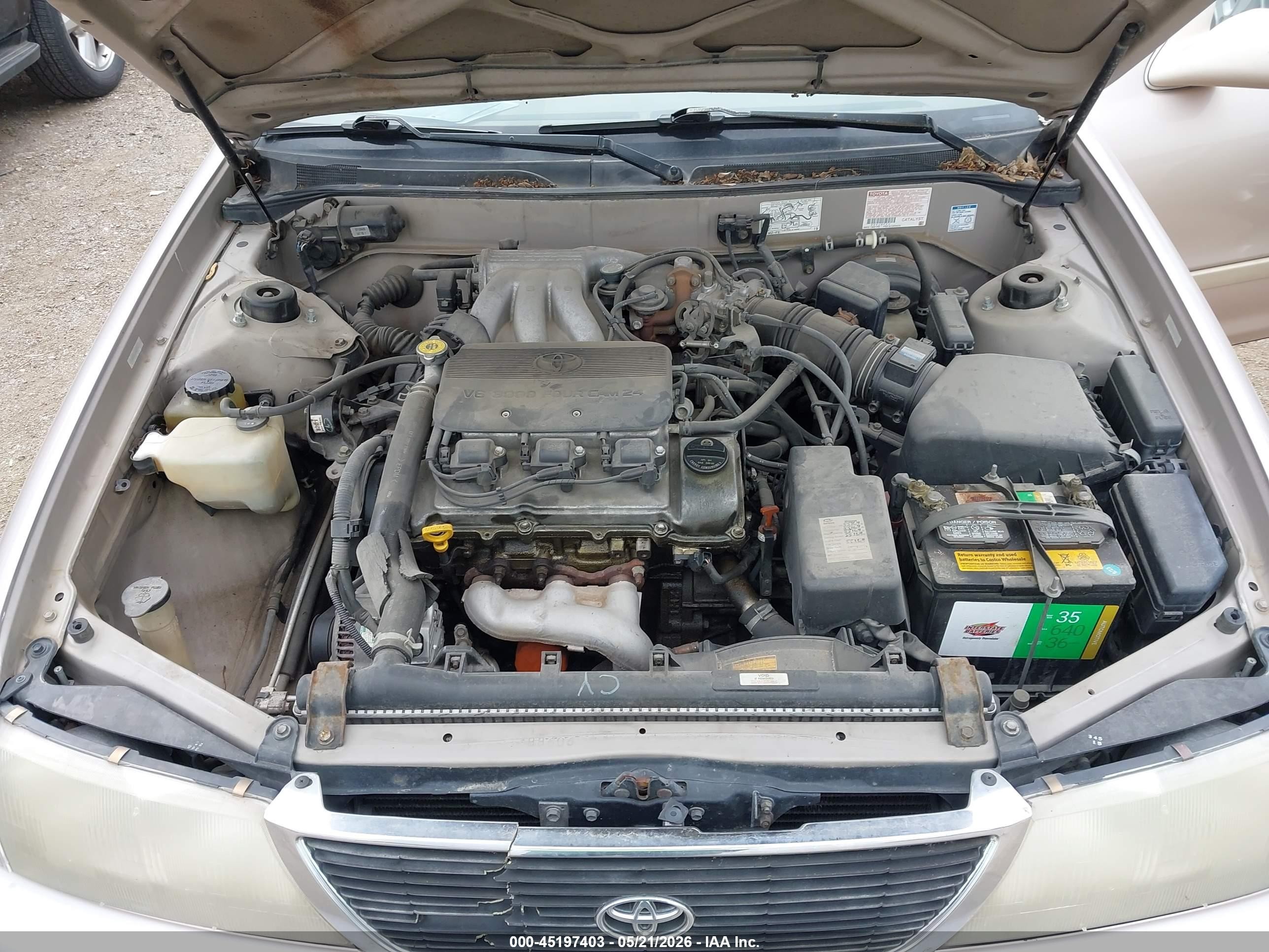 1996 Toyota Avalon Xl/xls Золотой vin: 4T1BF12B1TU090523
