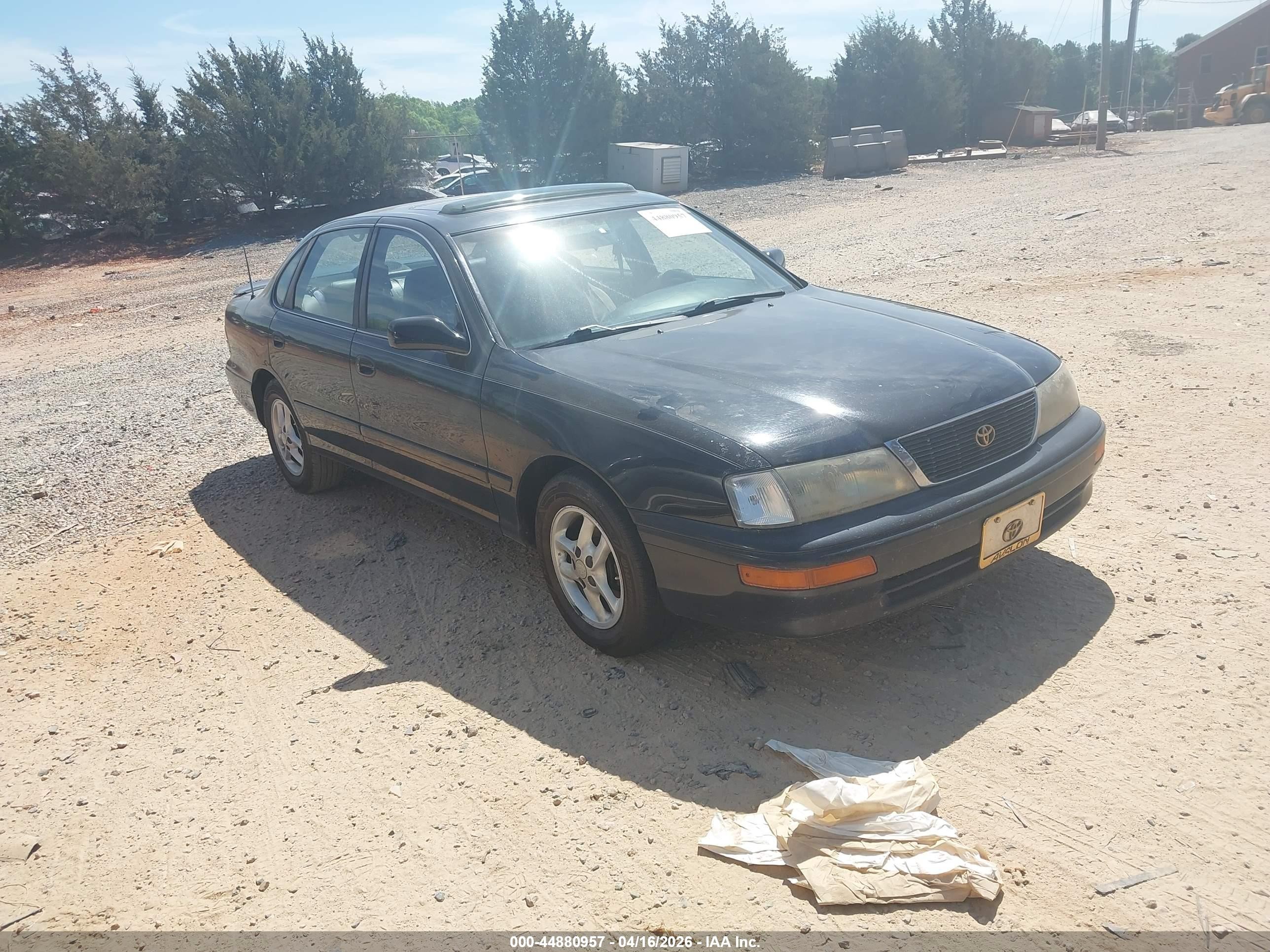 1996 Toyota Avalon Xl/xls Black vin: 4T1BF12B1TU116490