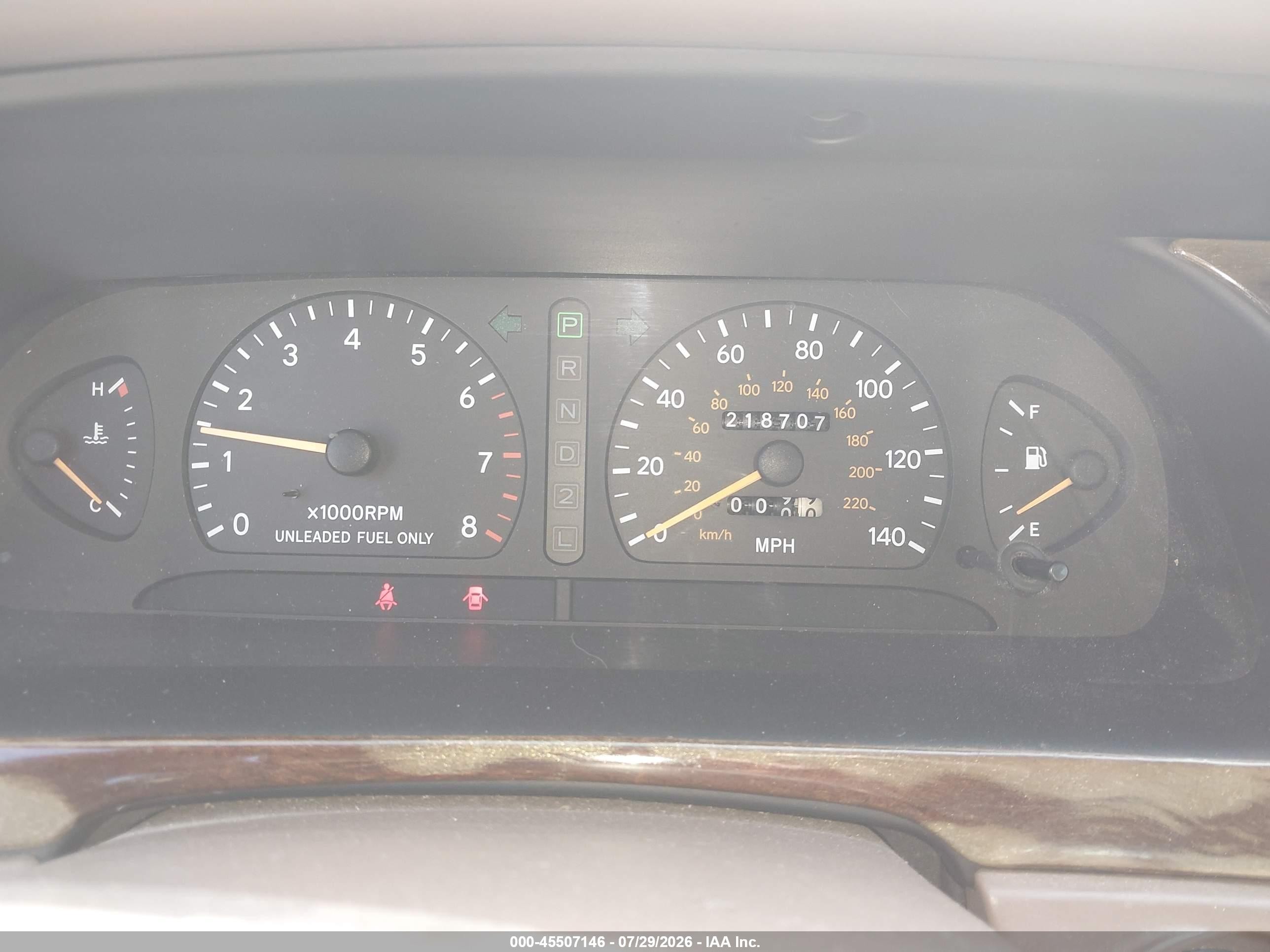 1997 Toyota Avalon Xls White vin: 4T1BF12B2VU180301