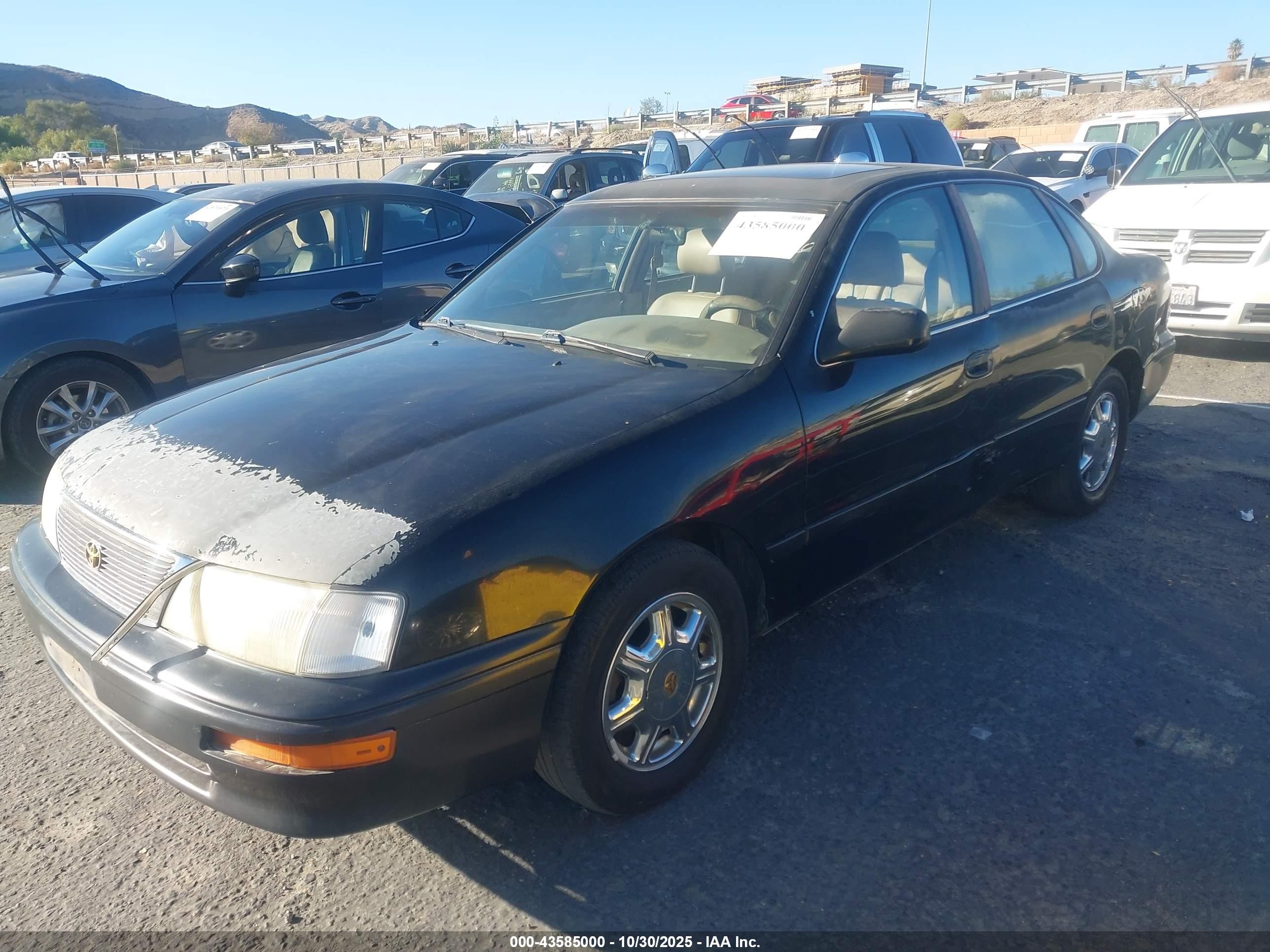 1996 Toyota Avalon Xl/xls Black vin: 4T1BF12B3TU075845