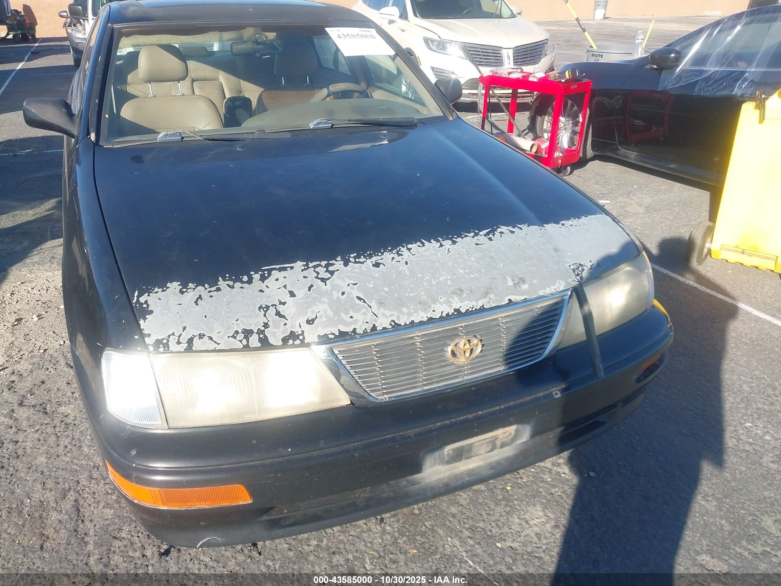 1996 Toyota Avalon Xl/xls Black vin: 4T1BF12B3TU075845