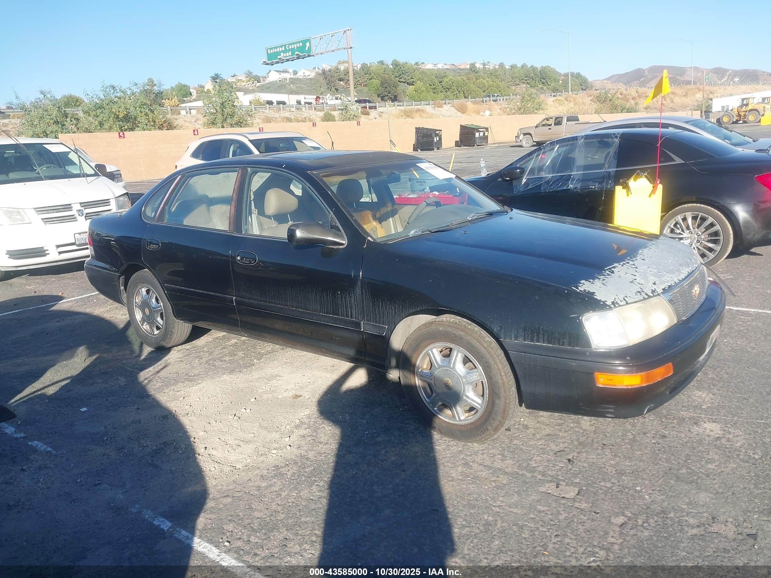 1996 Toyota Avalon Xl/xls Black vin: 4T1BF12B3TU075845