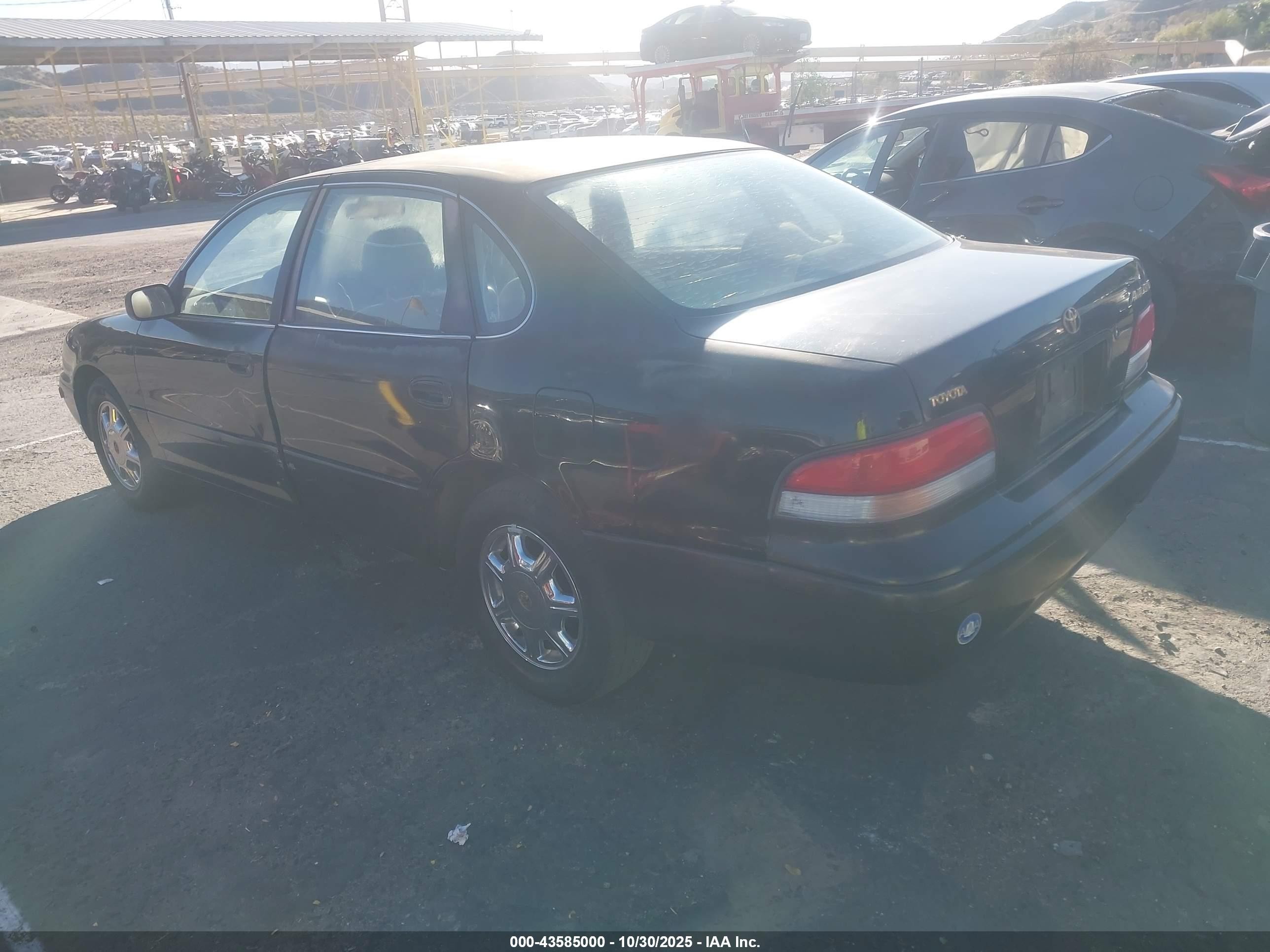 1996 Toyota Avalon Xl/xls Black vin: 4T1BF12B3TU075845