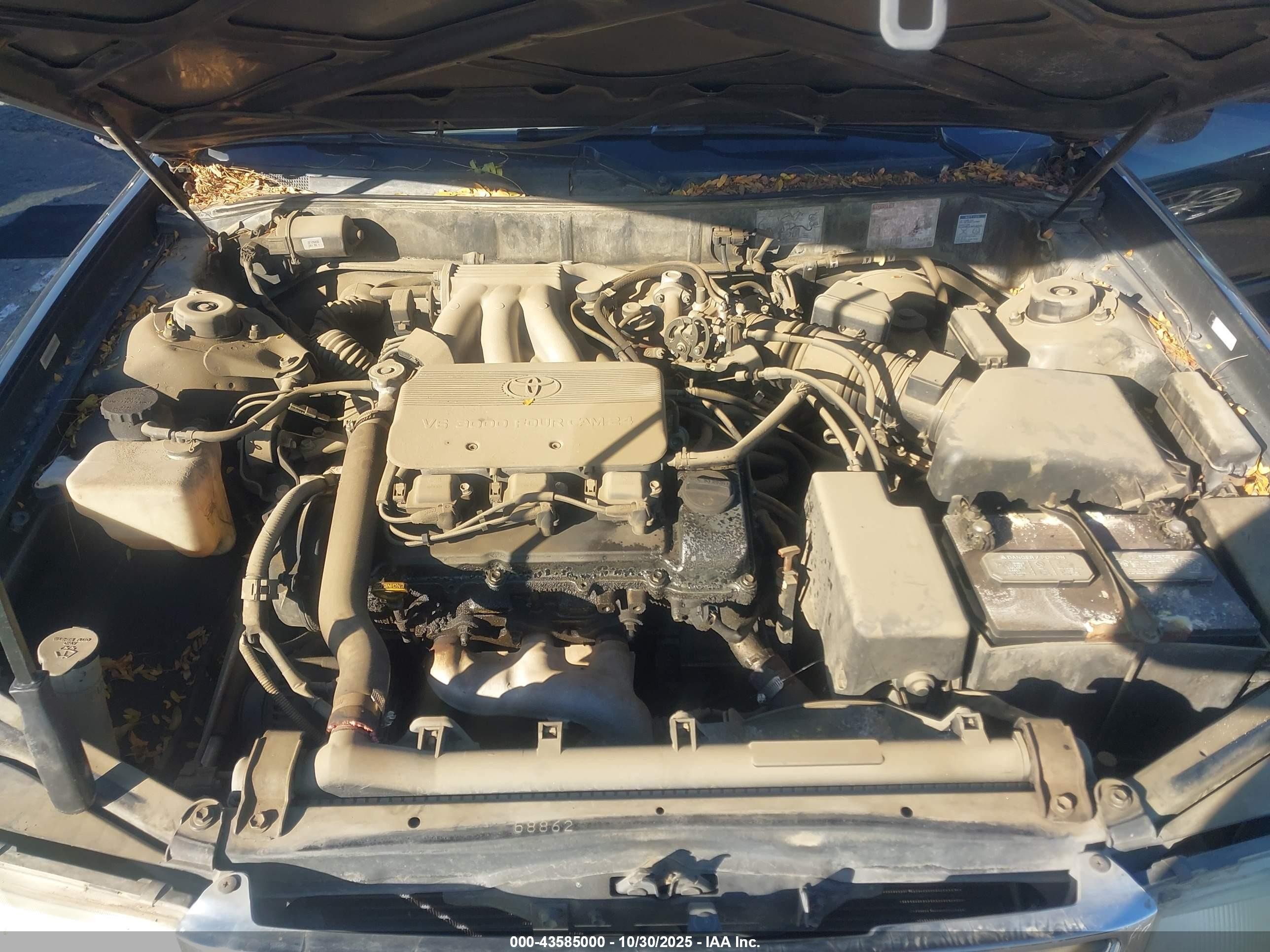 1996 Toyota Avalon Xl/xls Black vin: 4T1BF12B3TU075845