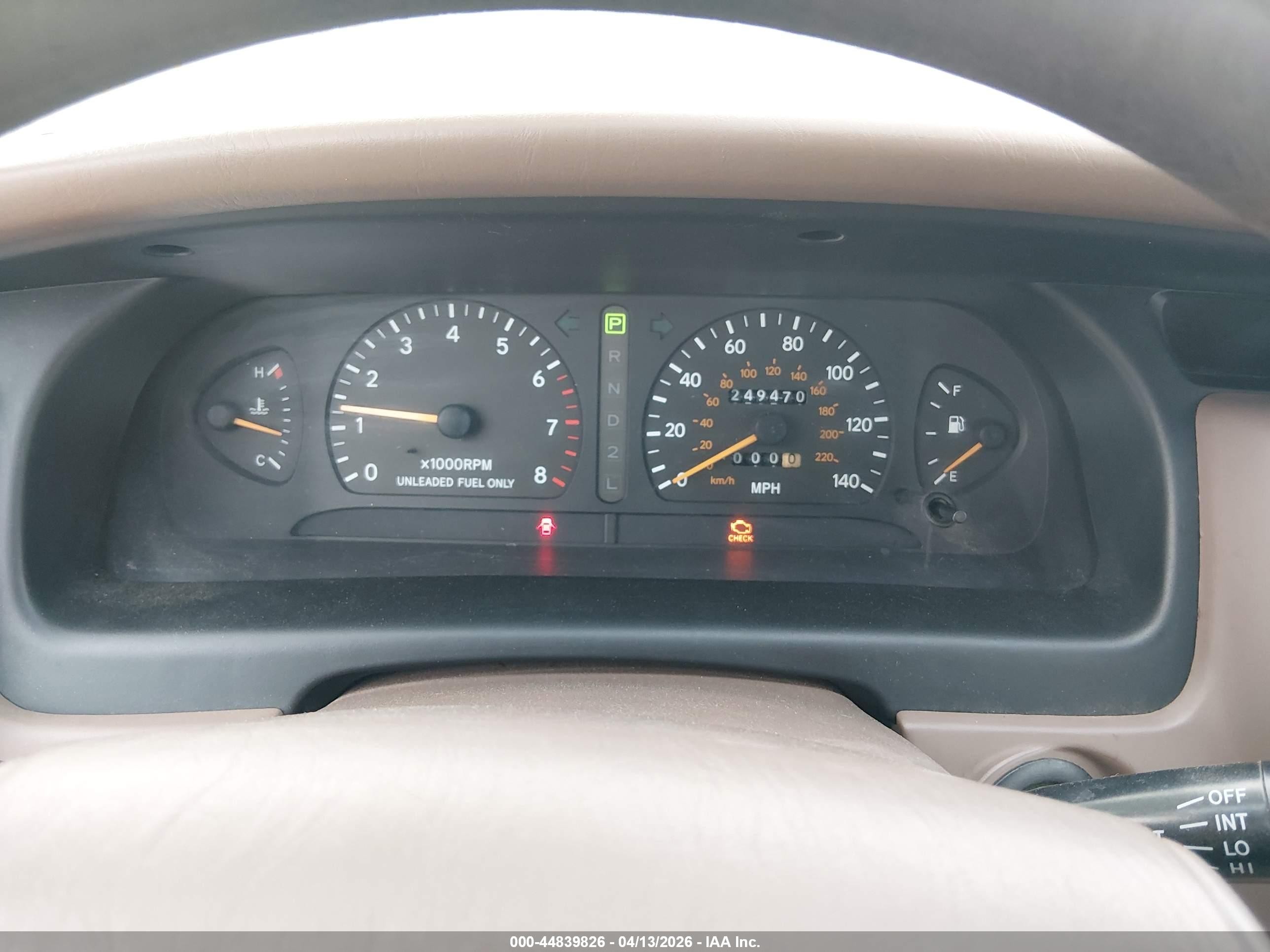 1996 Toyota Avalon Xl/xls Серый vin: 4T1BF12B3TU089857