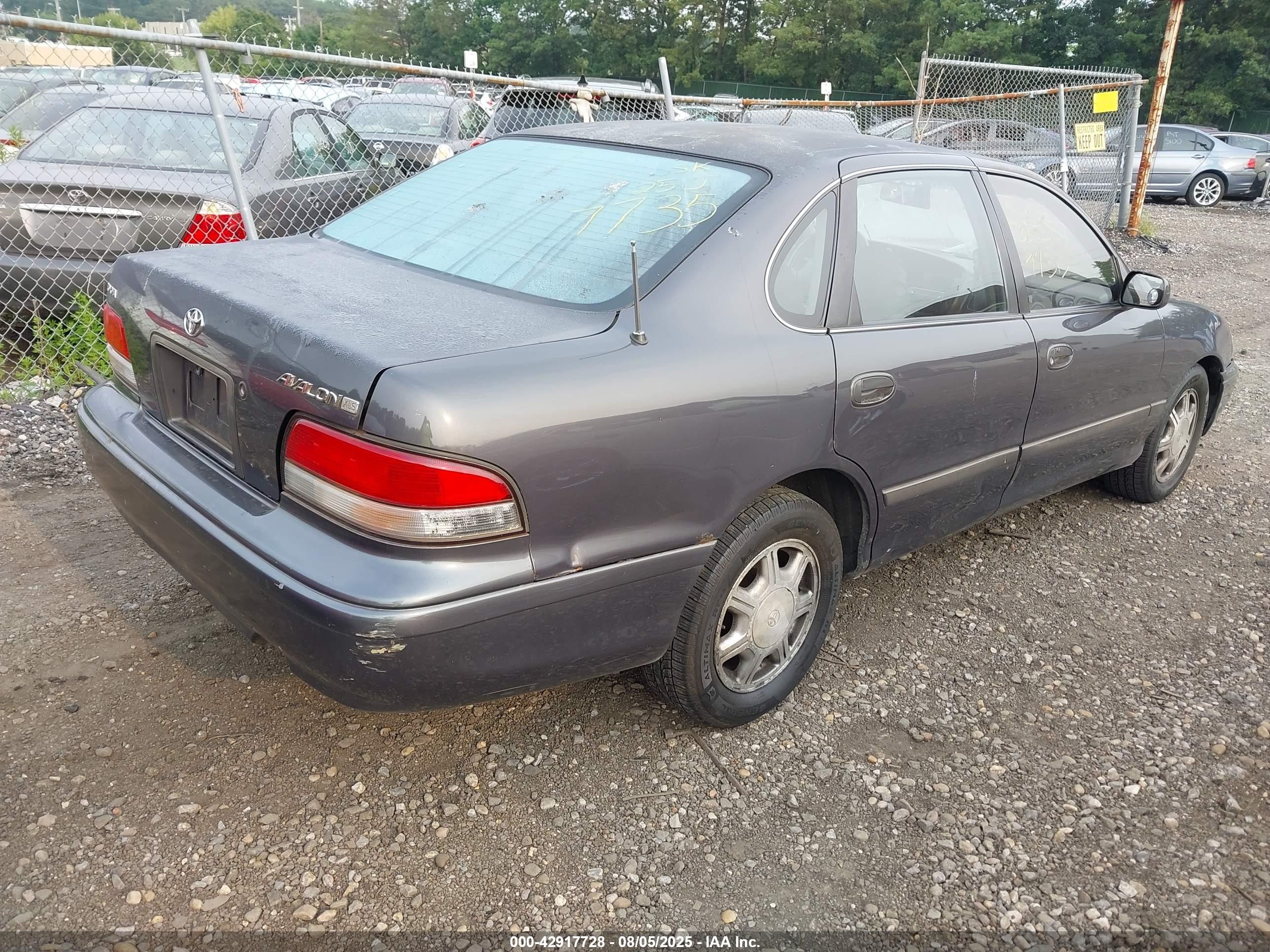 1996 Toyota Avalon Xl/xls Gray vin: 4T1BF12B4TU066037