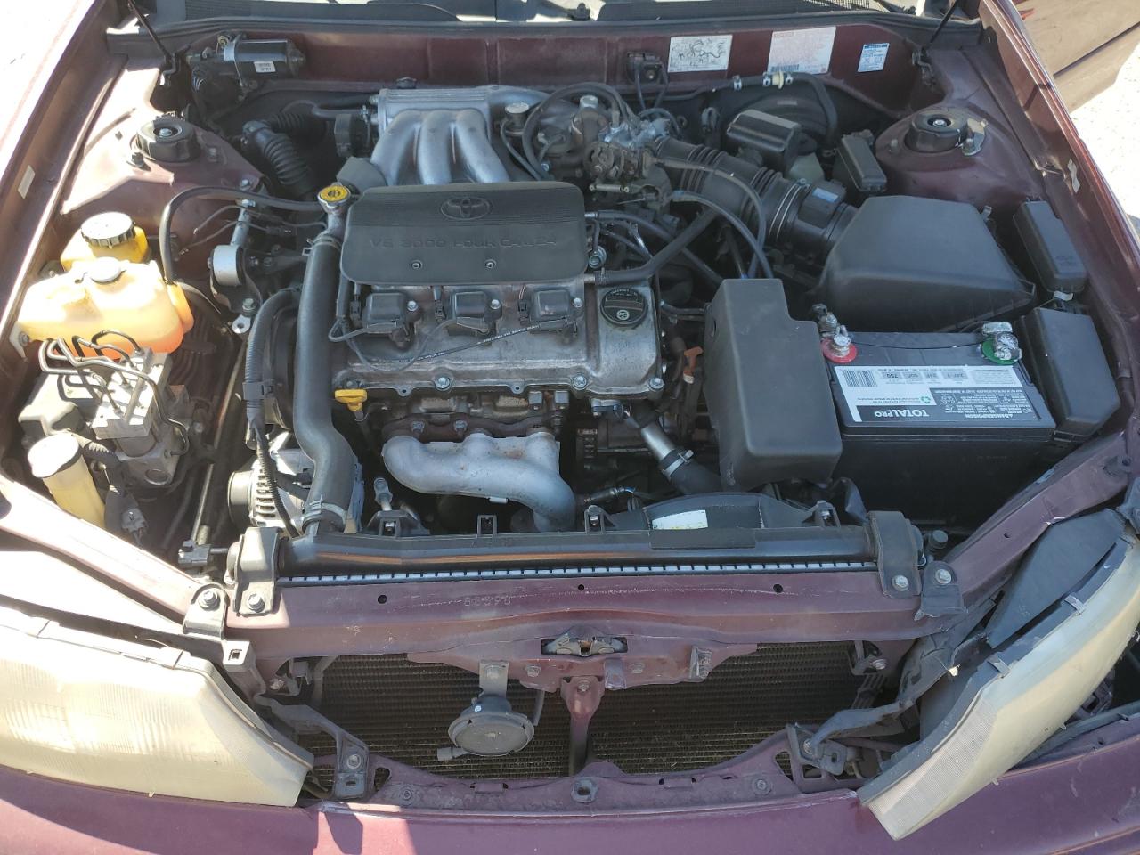 1996 Toyota Avalon Xl Burgundy vin: 4T1BF12B4TU090418