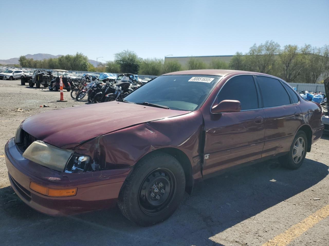 1996 Toyota Avalon Xl Burgundy vin: 4T1BF12B4TU090418