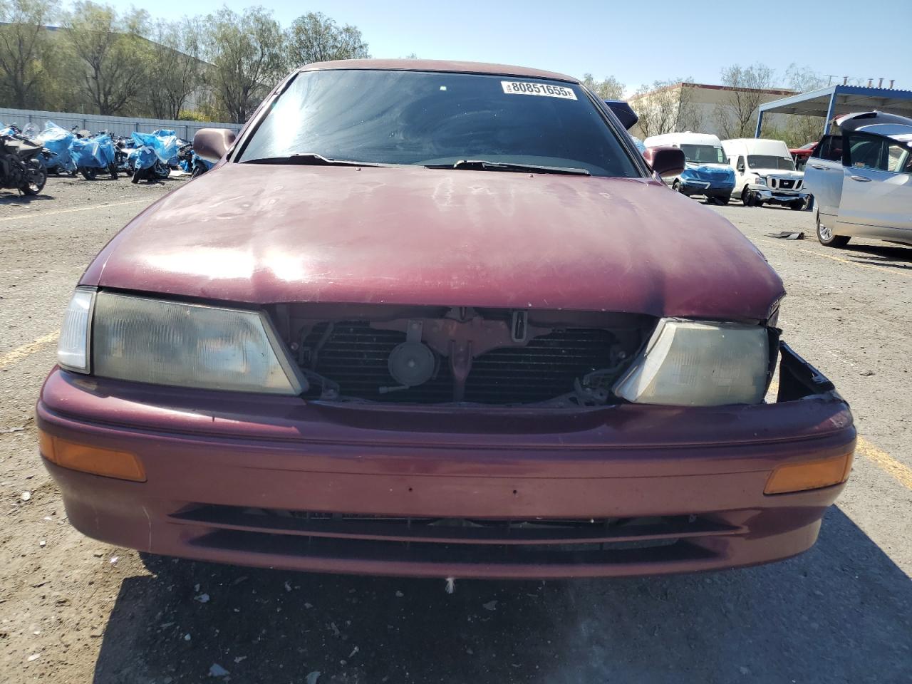 1996 Toyota Avalon Xl Burgundy vin: 4T1BF12B4TU090418