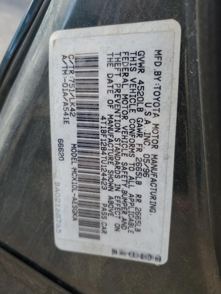 1996 Toyota Avalon Xl Green vin: 4T1BF12B4TU124423