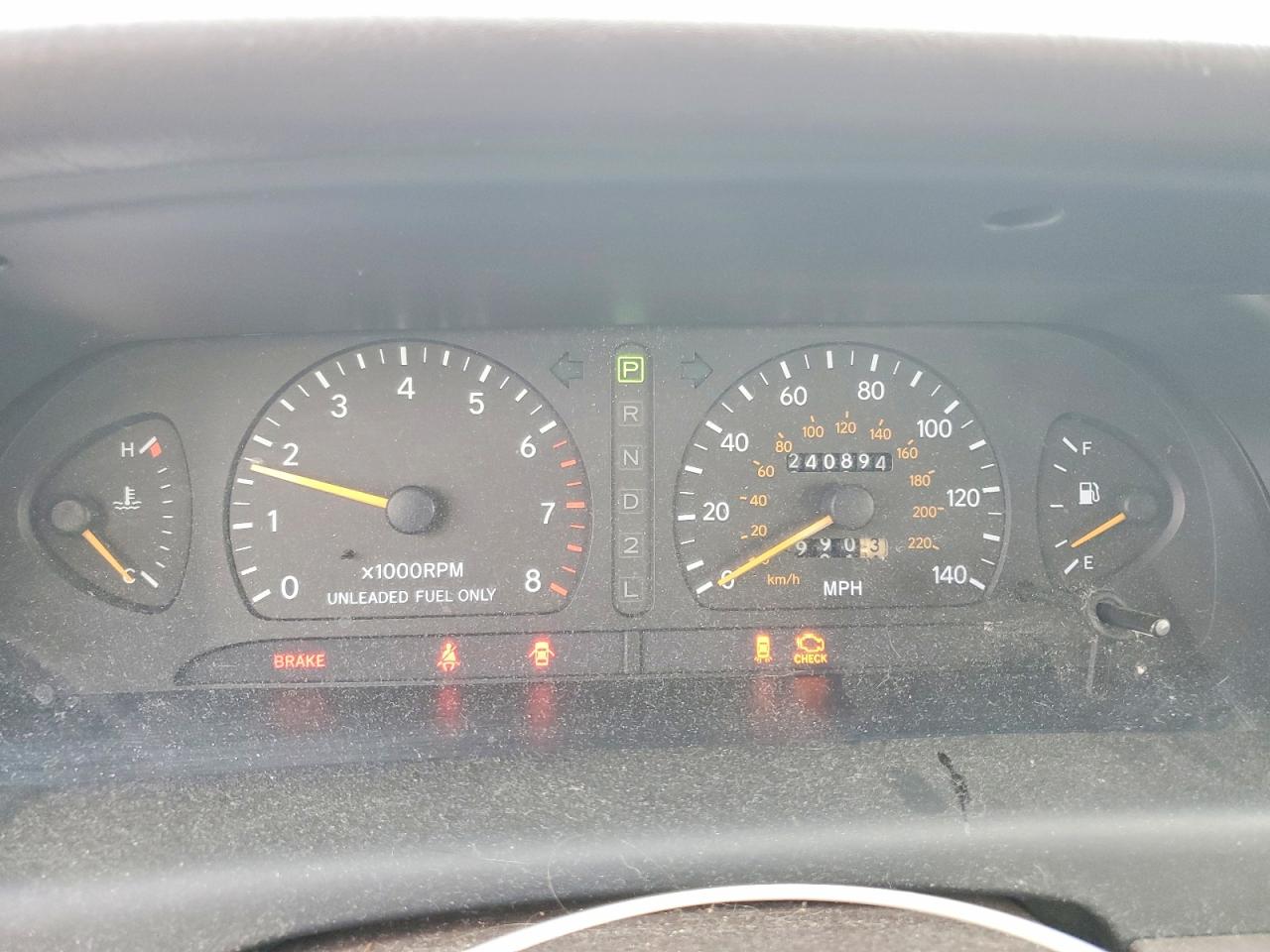 1996 Toyota Avalon Xl Gray vin: 4T1BF12B6TU092560