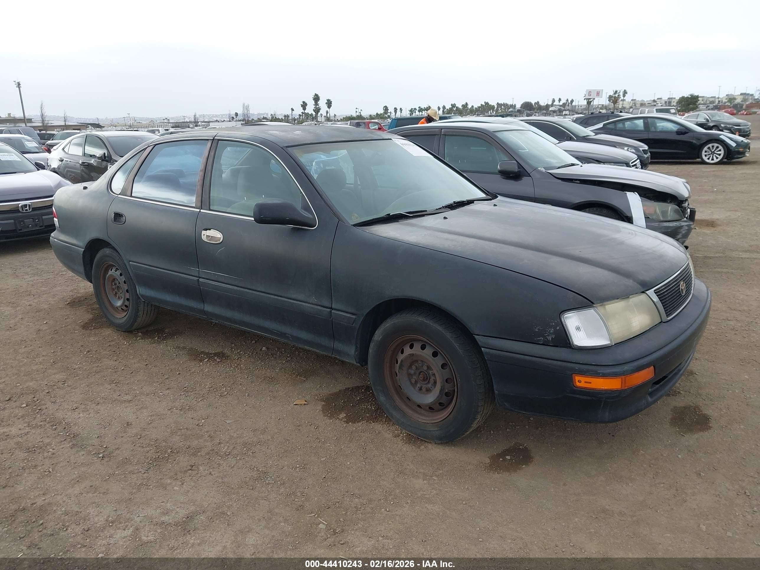 1996 Toyota Avalon Xl/xls Black vin: 4T1BF12B7TU109155