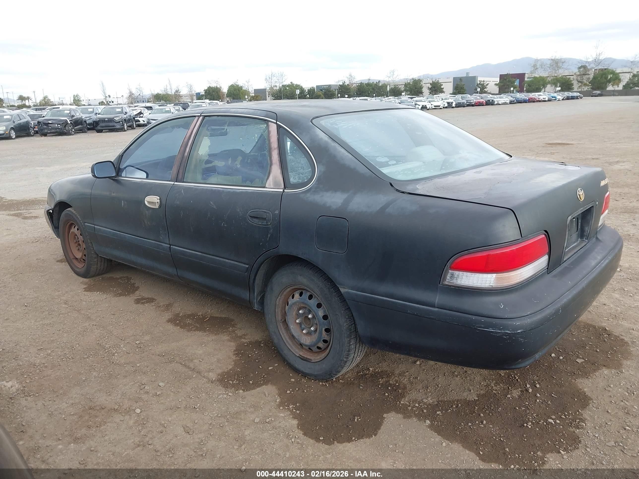 1996 Toyota Avalon Xl/xls Black vin: 4T1BF12B7TU109155