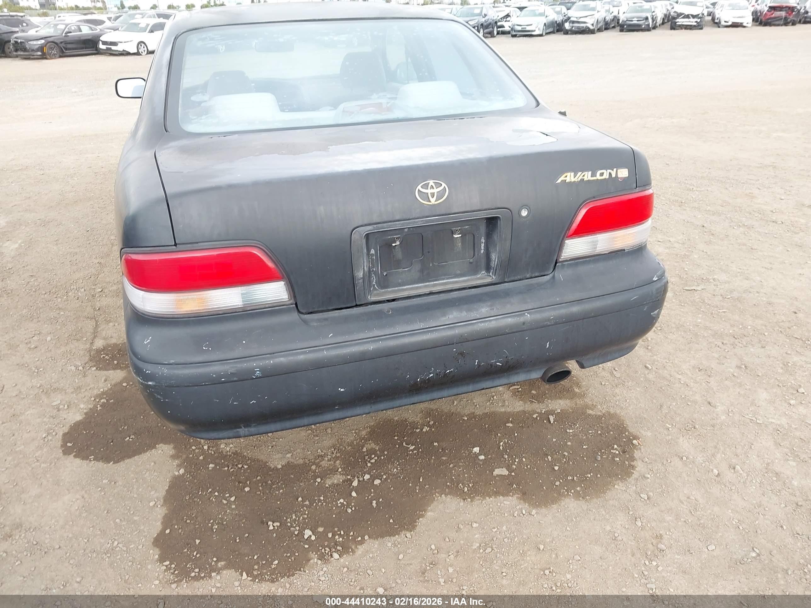 1996 Toyota Avalon Xl/xls Black vin: 4T1BF12B7TU109155