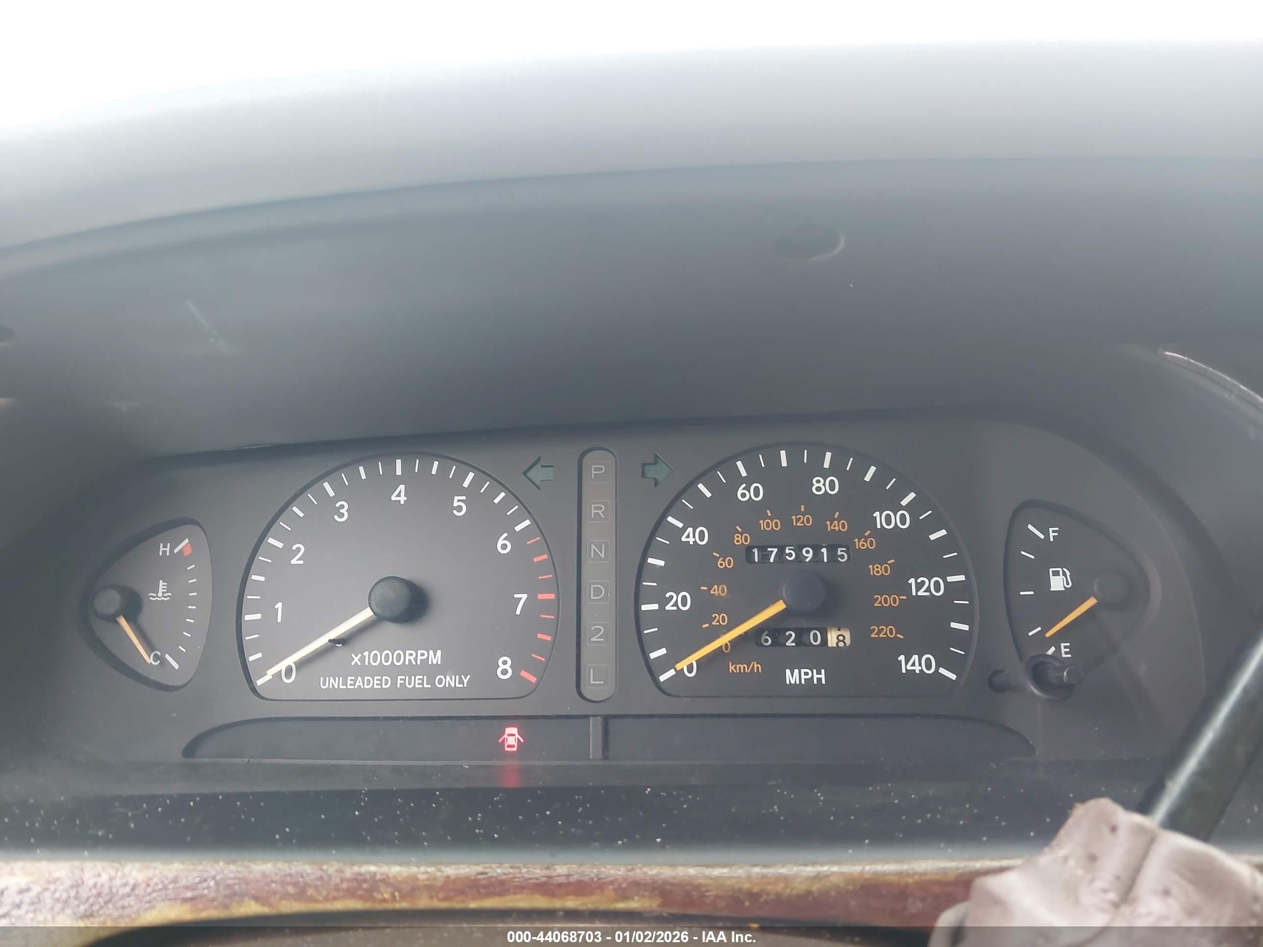 1996 Toyota Avalon Xl/xls Silver vin: 4T1BF12B7TU130975