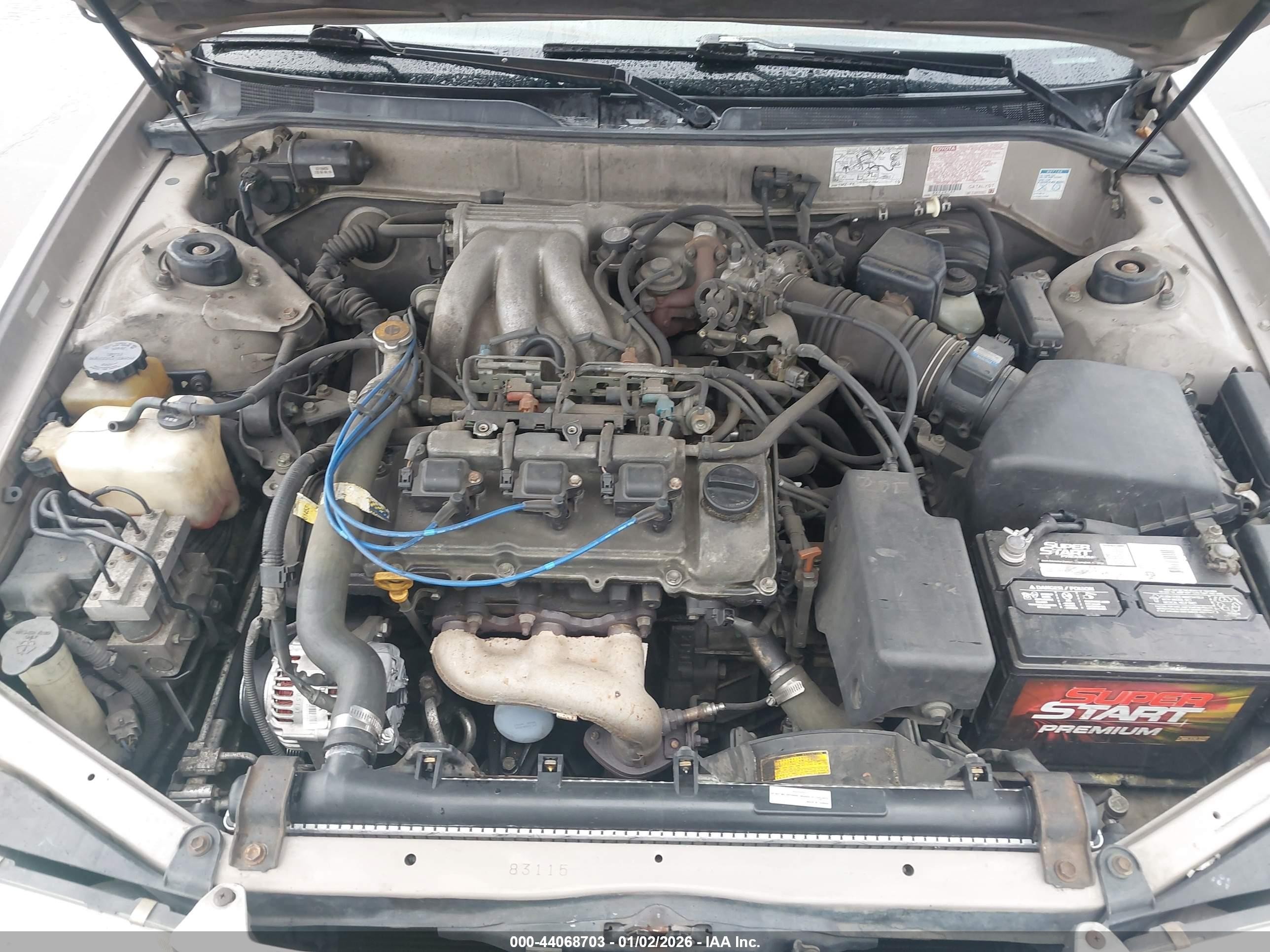 1996 Toyota Avalon Xl/xls Silver vin: 4T1BF12B7TU130975