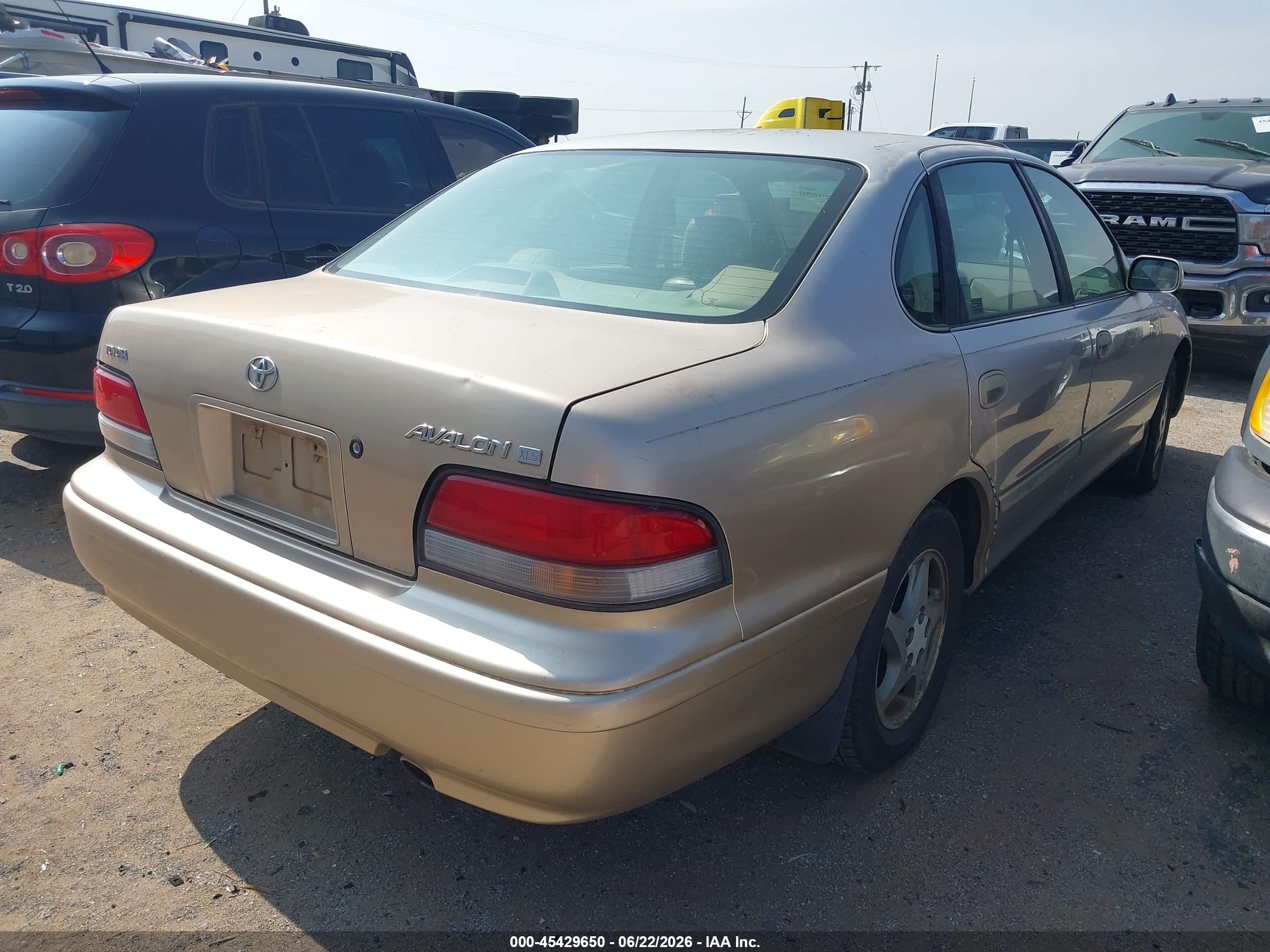 1997 Toyota Avalon Xls Gold vin: 4T1BF12B7VU170945