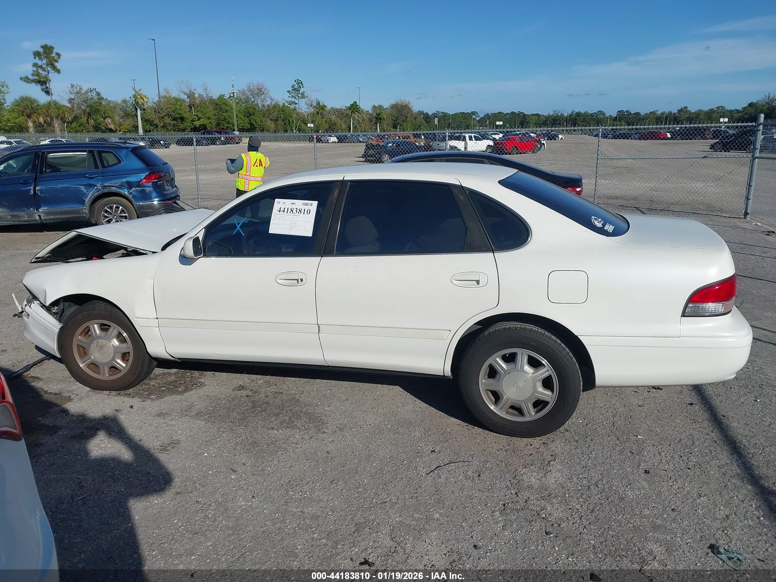 1996 Toyota Avalon Xl/xls White vin: 4T1BF12B8TU106247