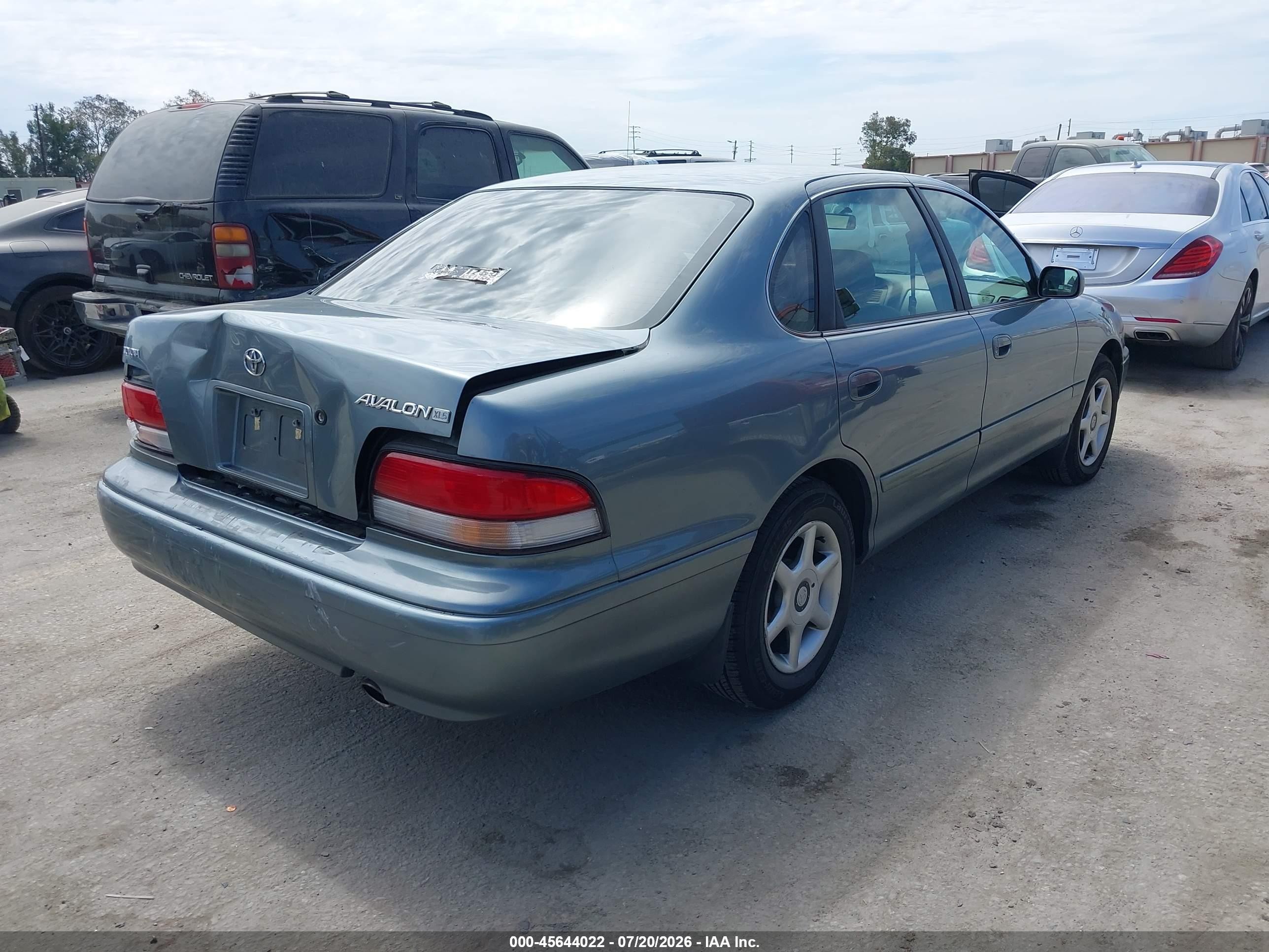 1997 Toyota Avalon Xls Gray vin: 4T1BF12B8VU148419