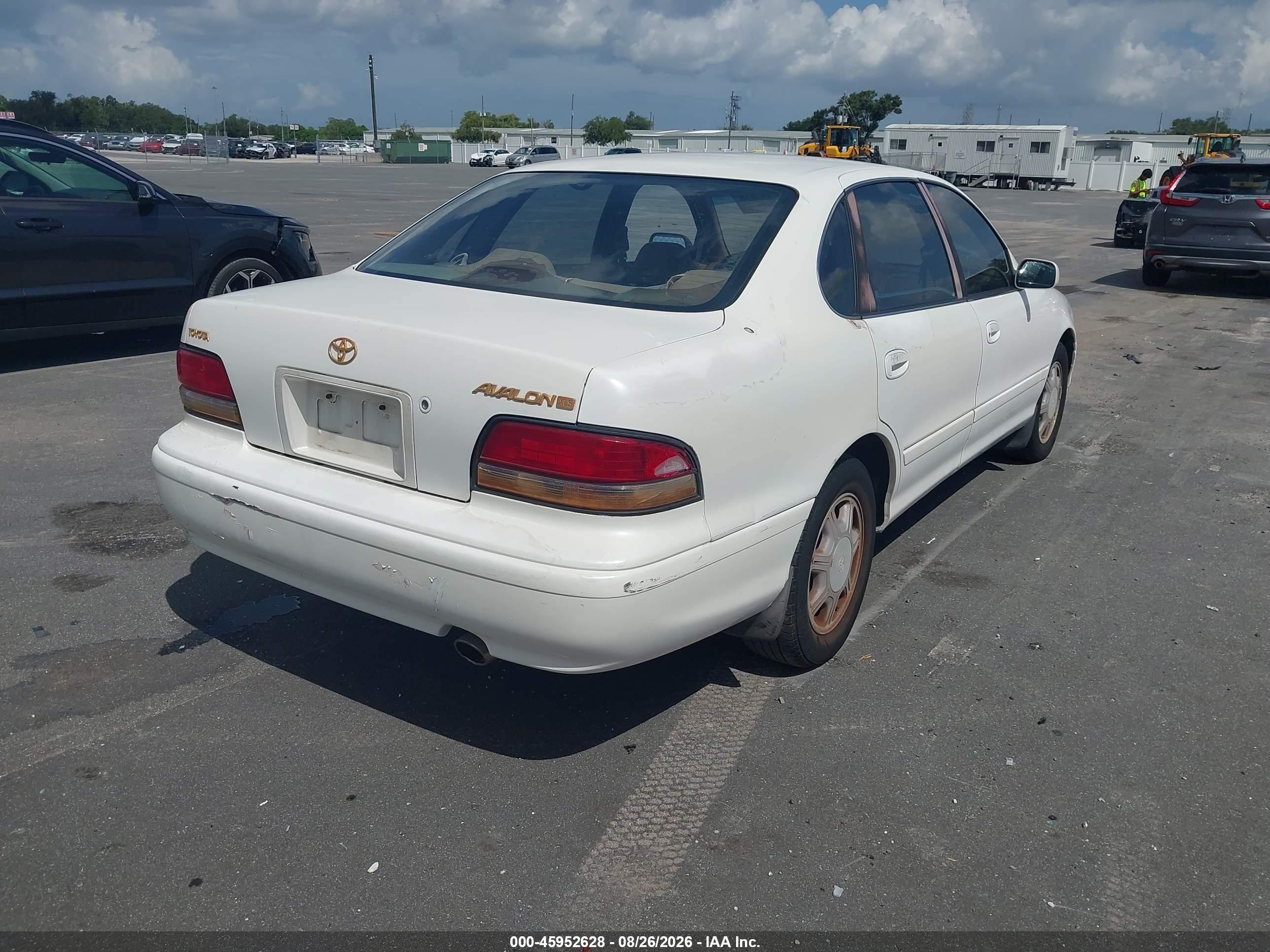 1996 Toyota Avalon Xl/xls White vin: 4T1BF12B9TU084047