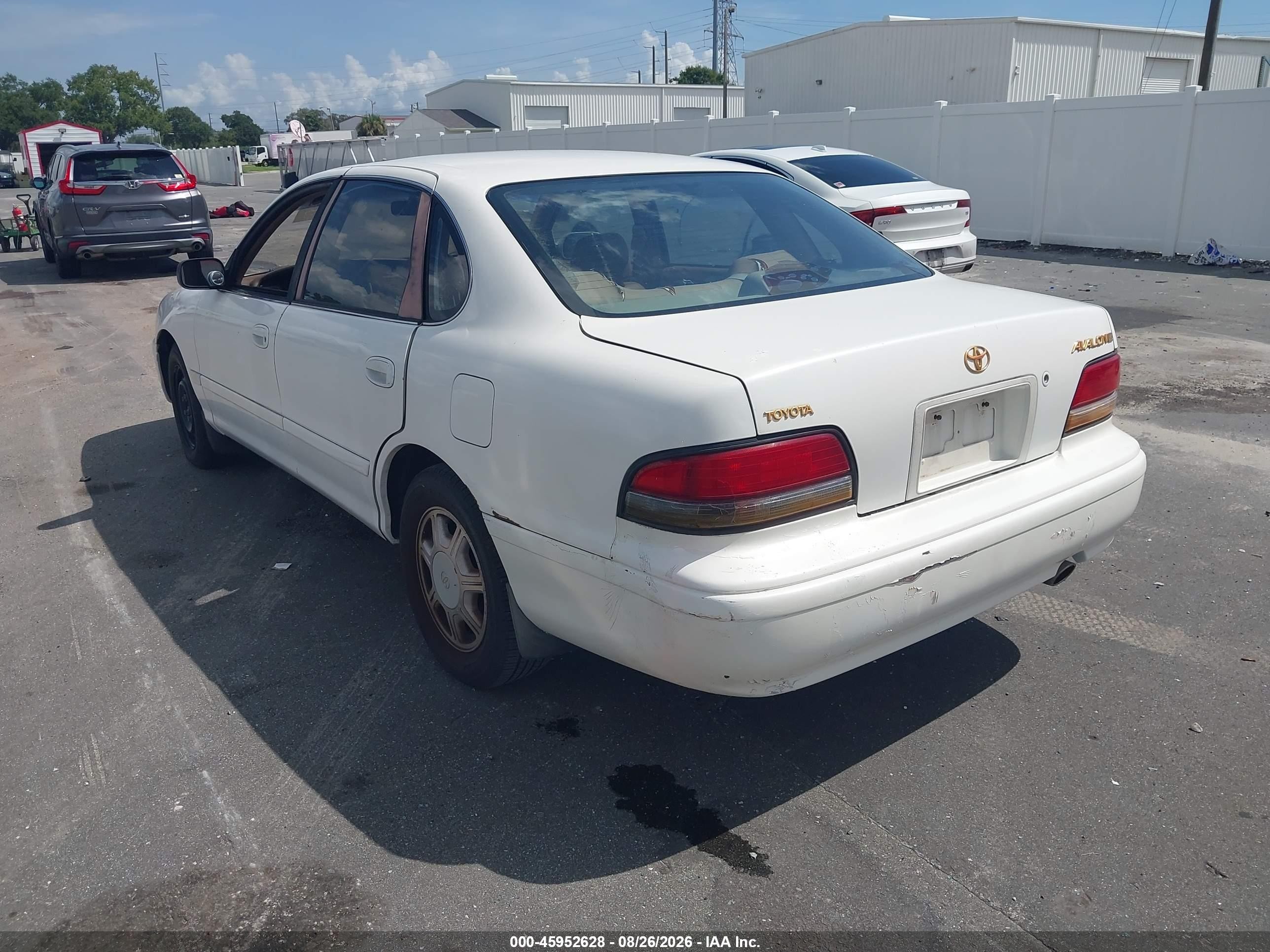 1996 Toyota Avalon Xl/xls White vin: 4T1BF12B9TU084047