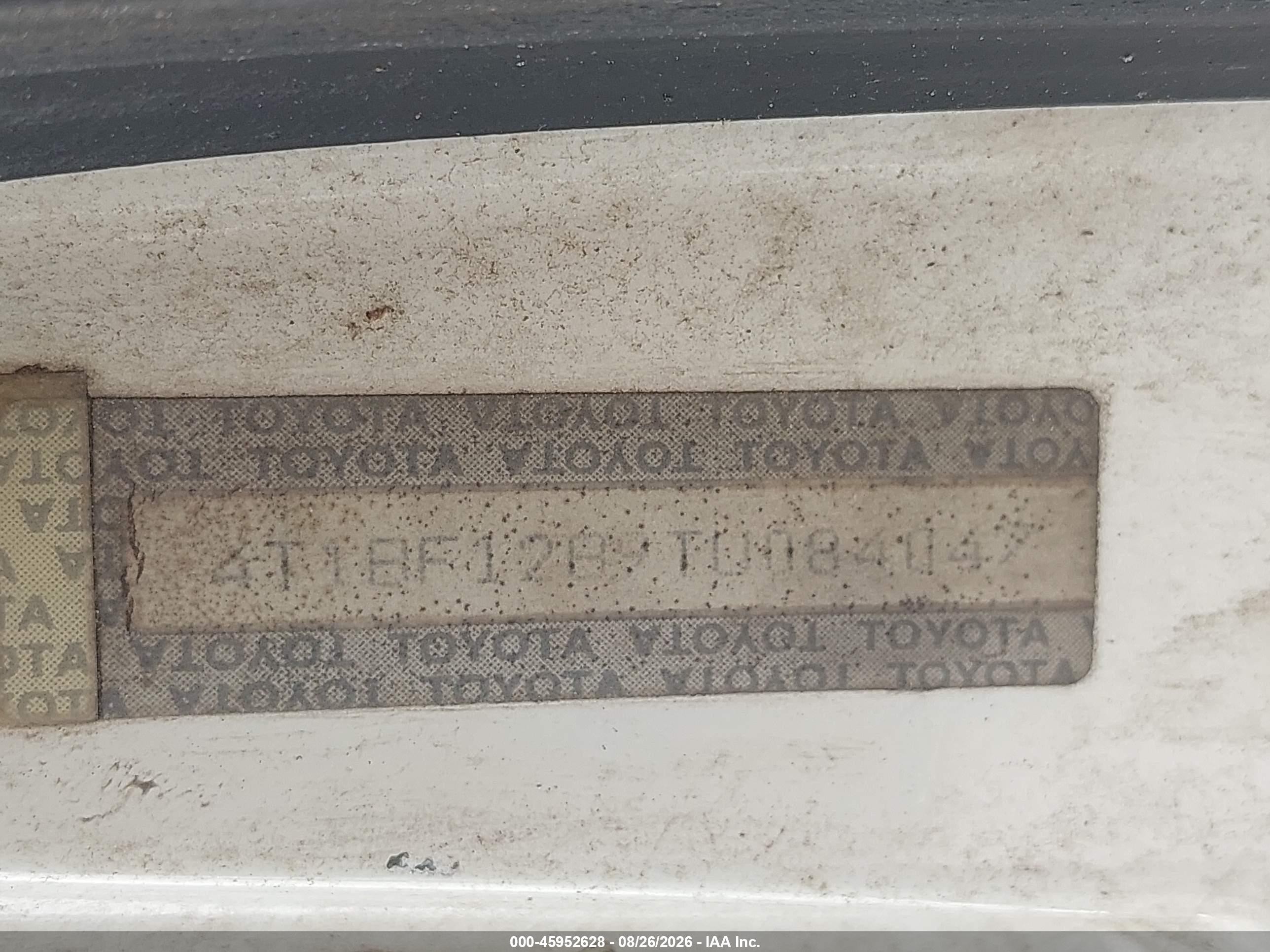 1996 Toyota Avalon Xl/xls White vin: 4T1BF12B9TU084047