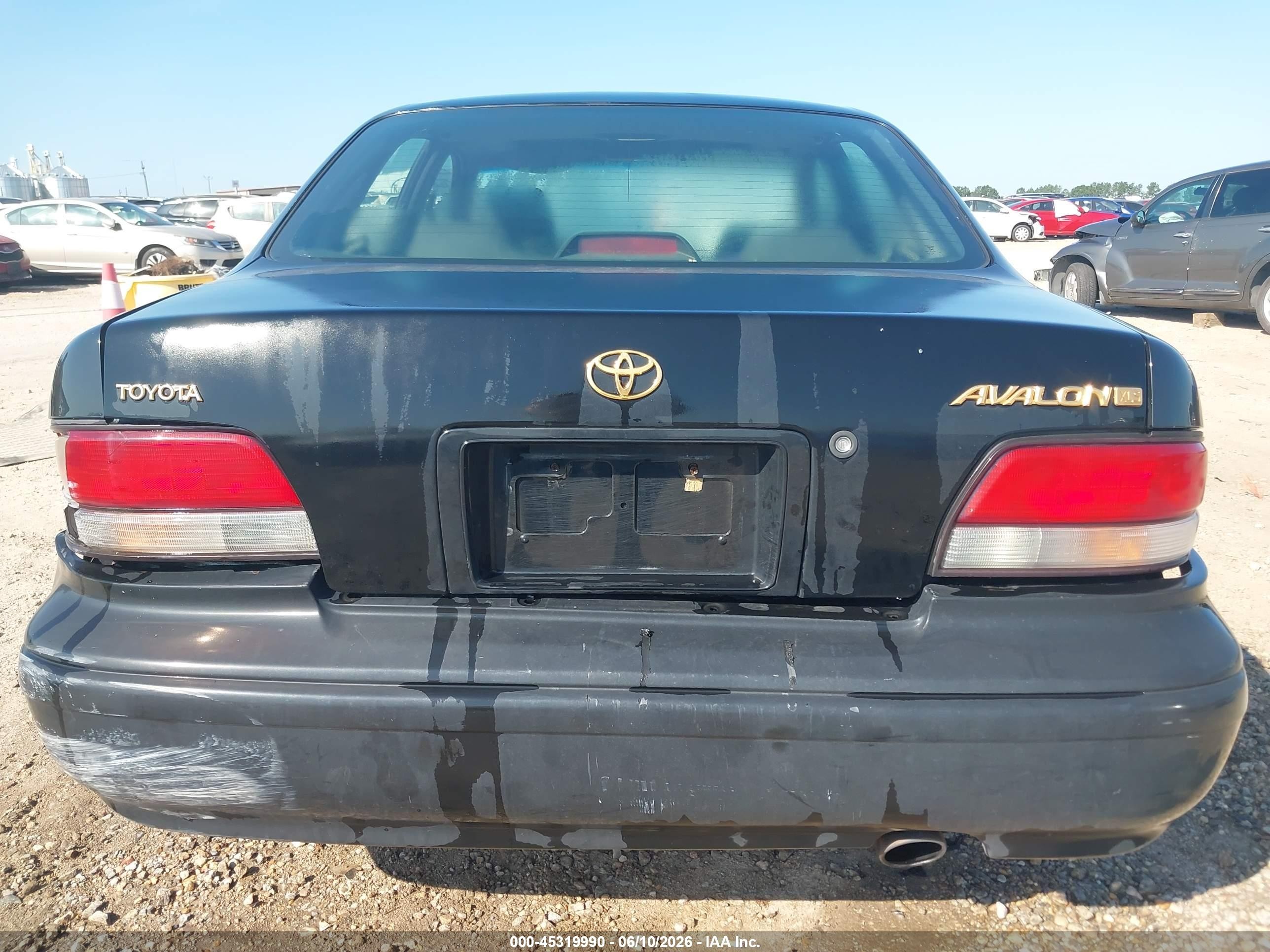1997 Toyota Avalon Xls Black vin: 4T1BF12B9VU150826