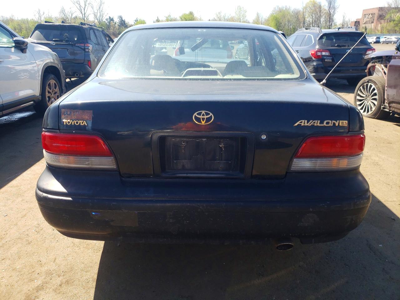 1996 Toyota Avalon Xls Black vin: 4T1BF12BXTU131604
