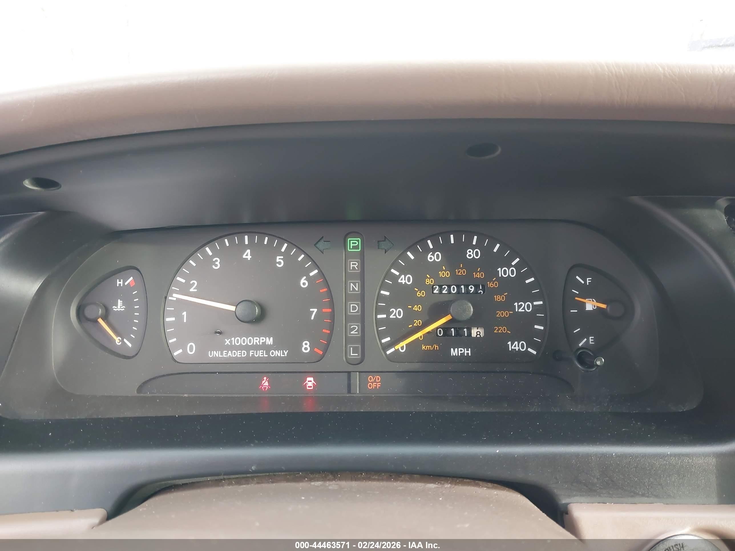 1997 Toyota Avalon Xls Champagne vin: 4T1BF12BXVU209060