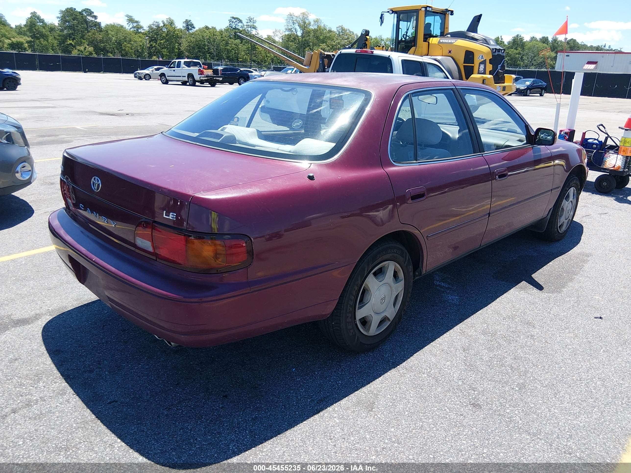 1996 Toyota Camry Le/xle/se Фиолетовый vin: 4T1BF12K0TU139128