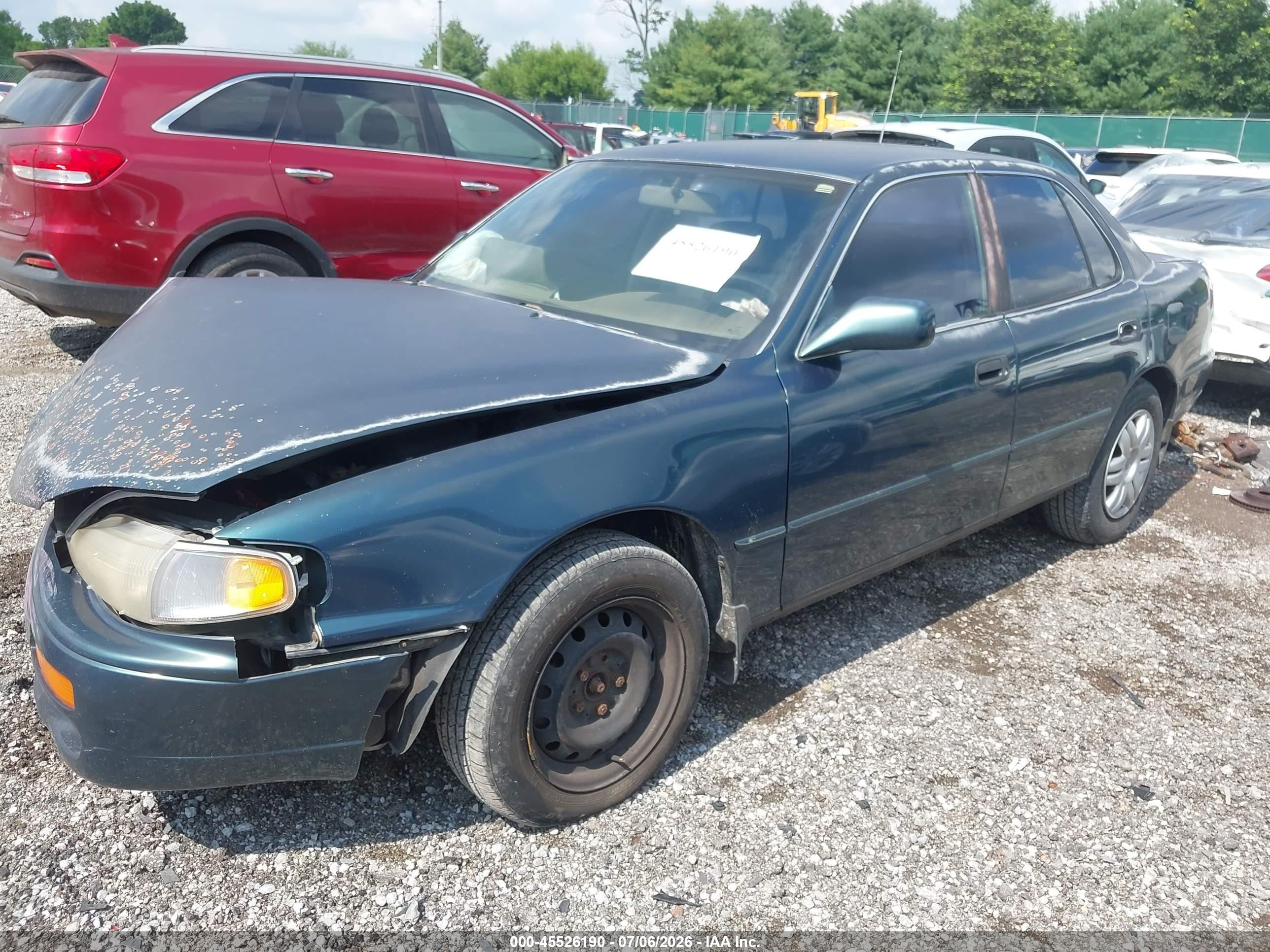 1996 Toyota Camry Le/xle/se Green vin: 4T1BF12K0TU866978