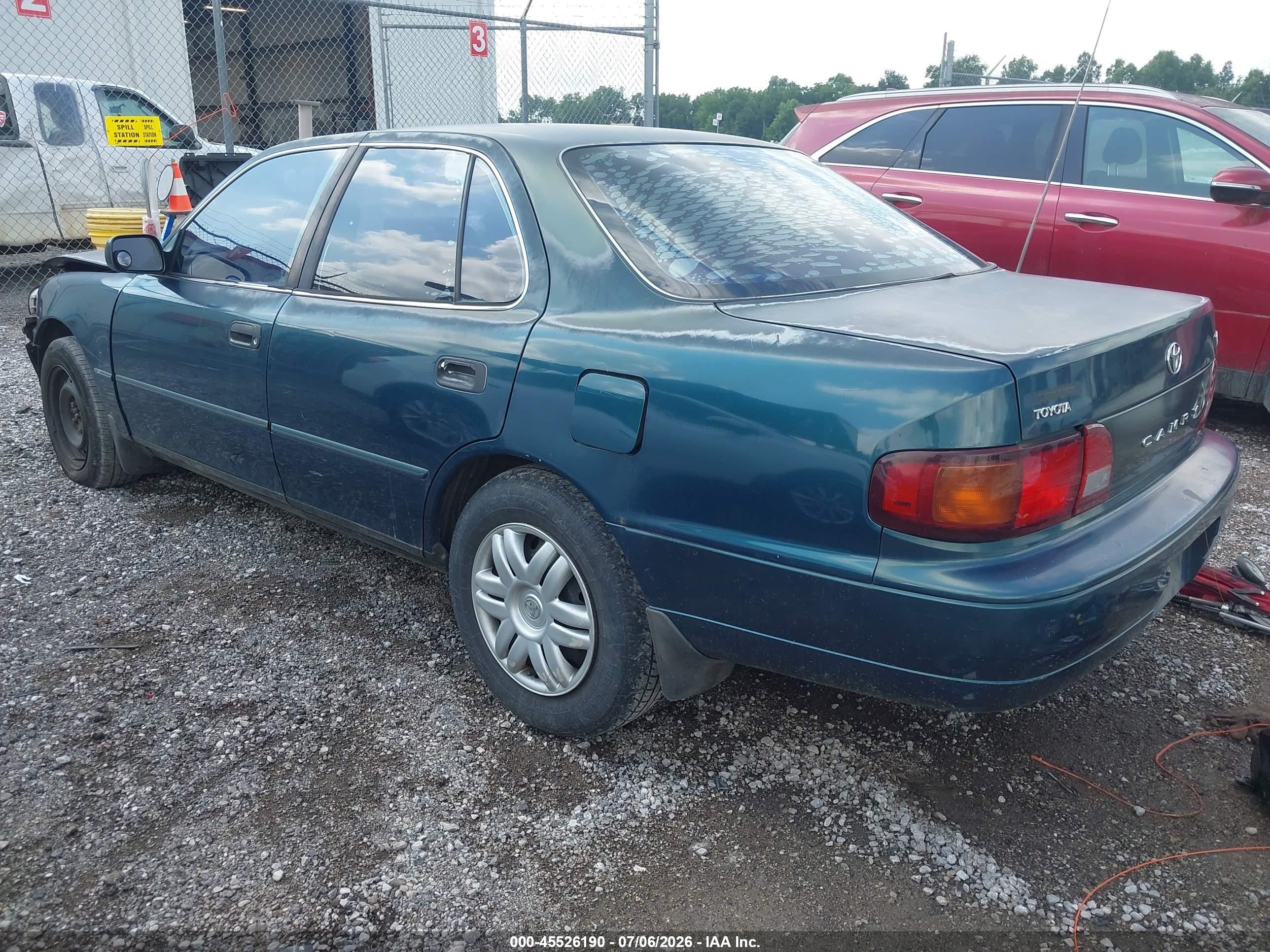 1996 Toyota Camry Le/xle/se Green vin: 4T1BF12K0TU866978