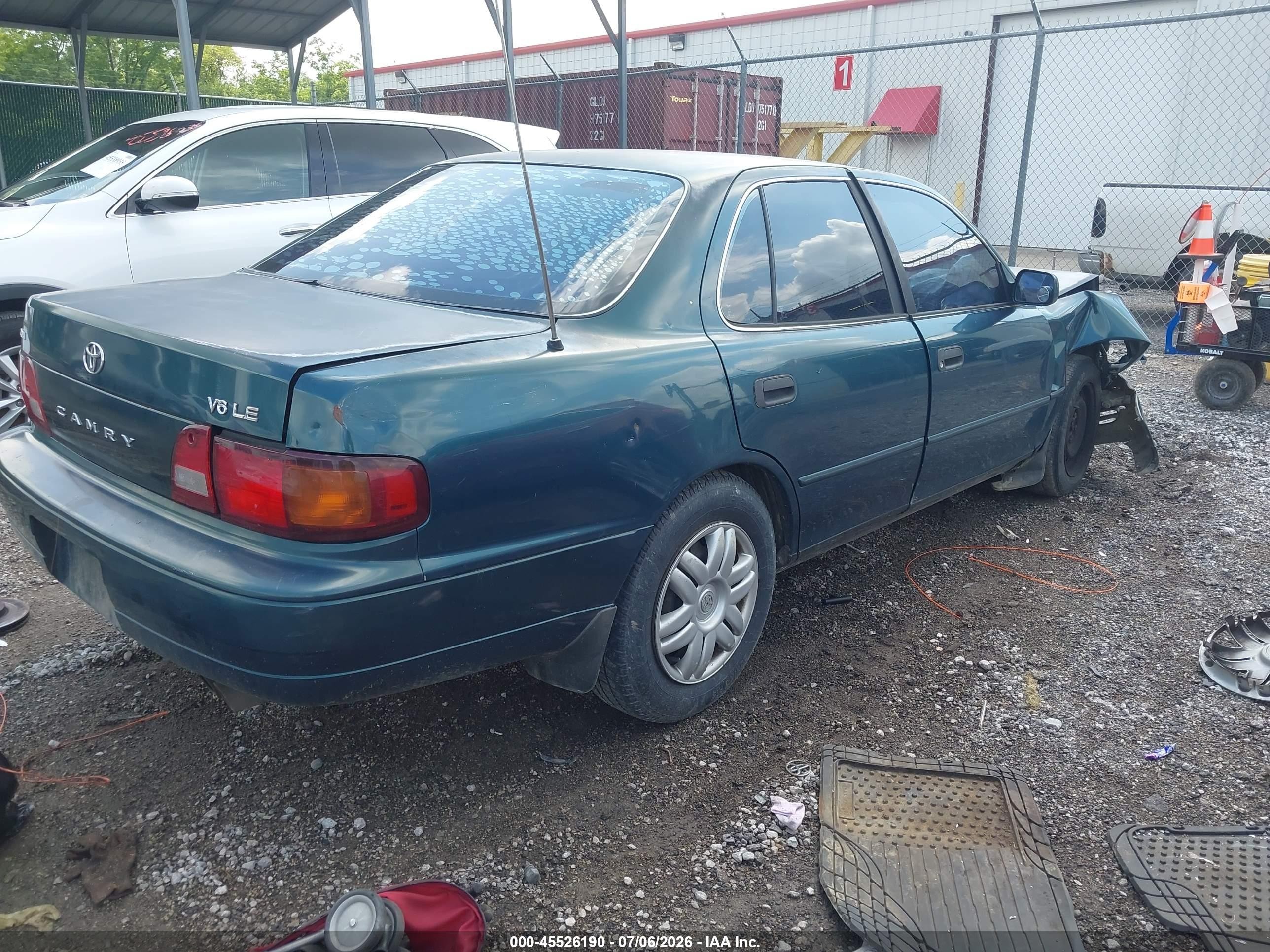 1996 Toyota Camry Le/xle/se Green vin: 4T1BF12K0TU866978