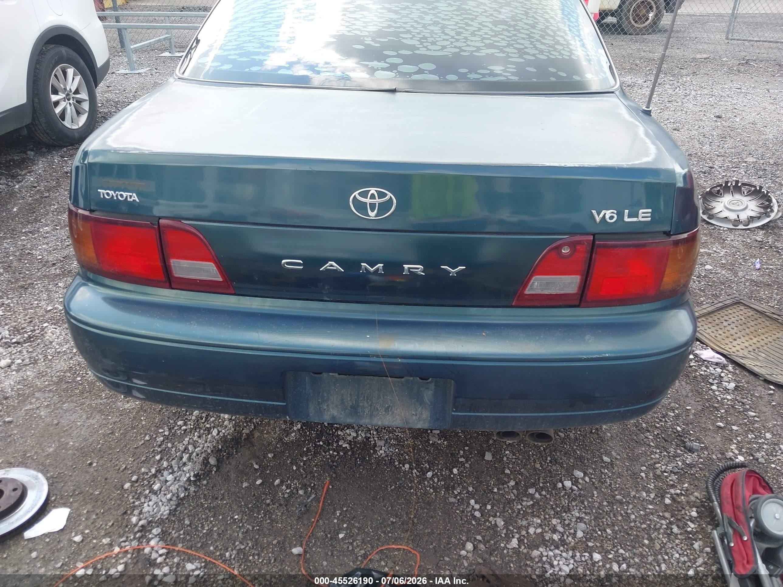 1996 Toyota Camry Le/xle/se Green vin: 4T1BF12K0TU866978