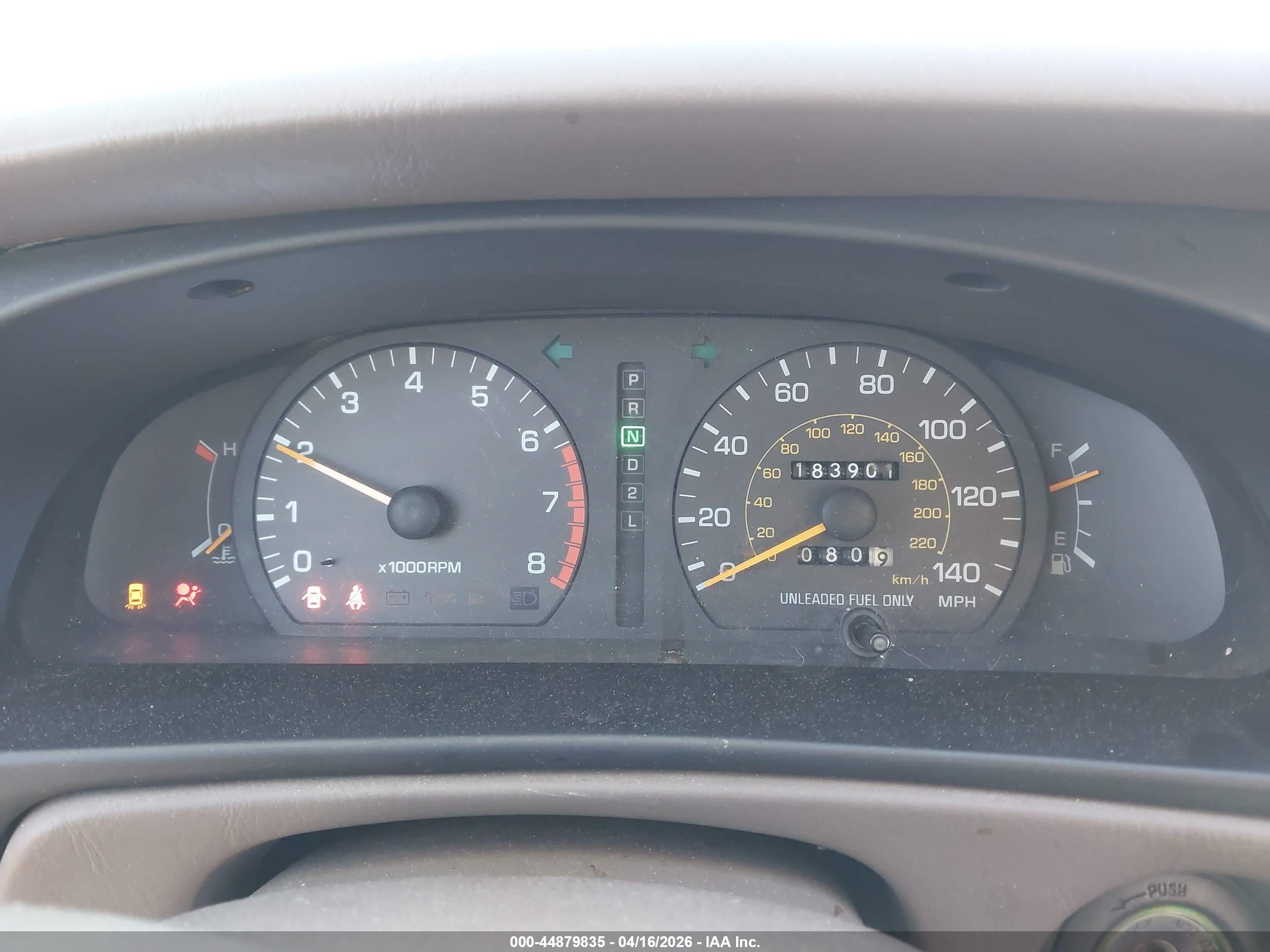 1996 Toyota Camry Le/xle/se White vin: 4T1BF12K3TU868630